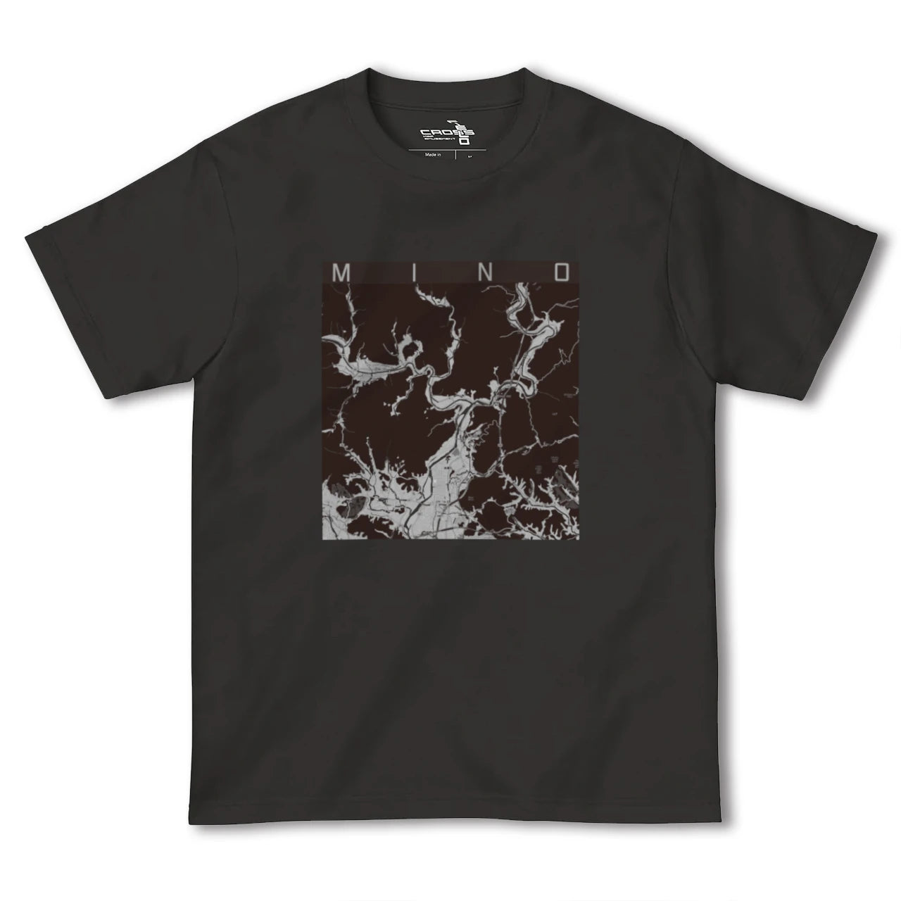 【美濃(岐阜県)】地図柄ヘビーウェイトTシャツ