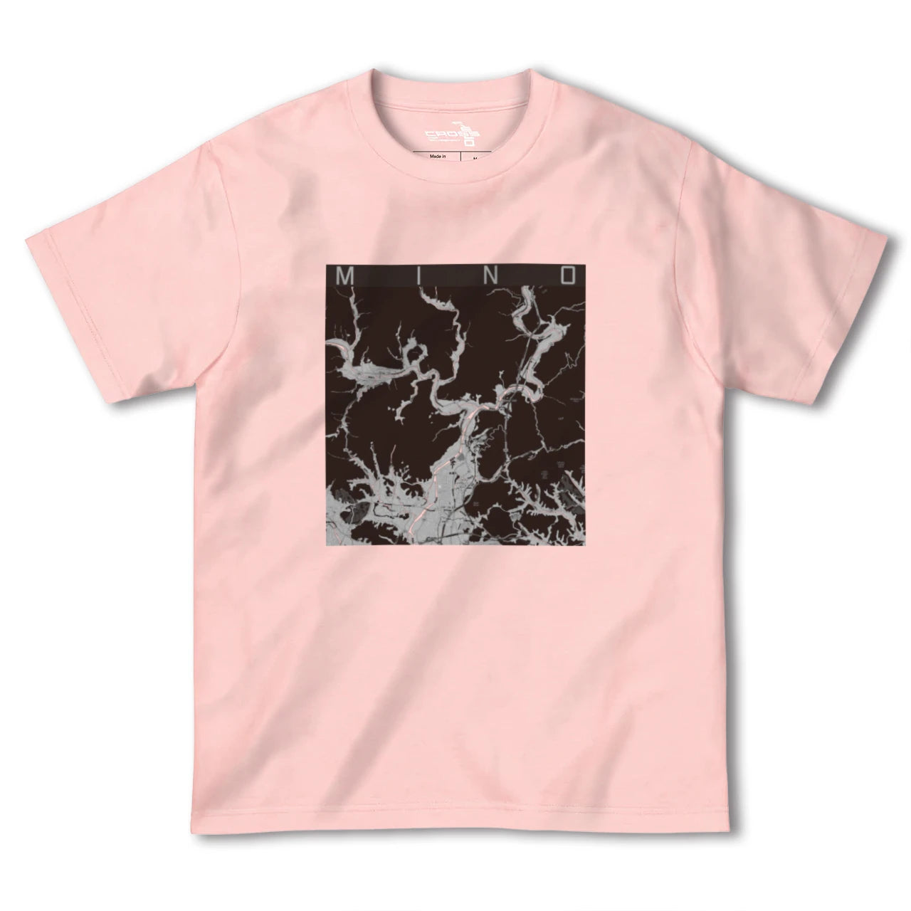 【美濃(岐阜県)】地図柄ヘビーウェイトTシャツ
