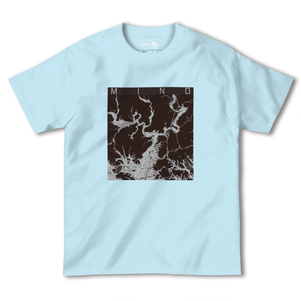 【美濃(岐阜県)】地図柄ヘビーウェイトTシャツ