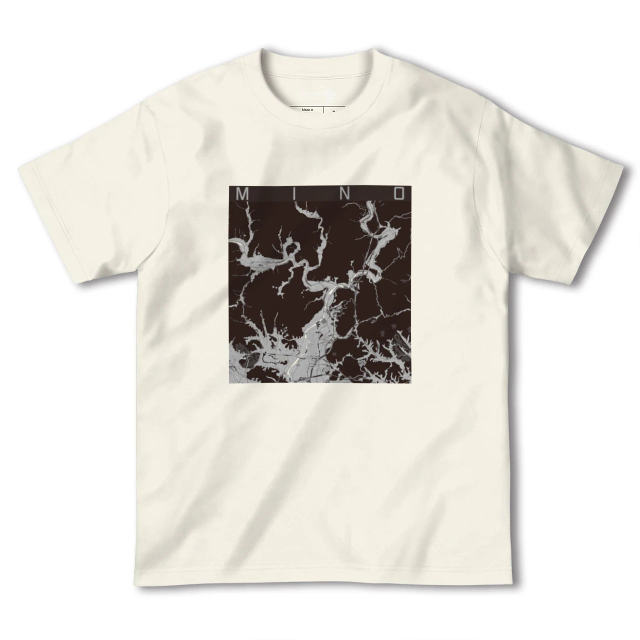 【美濃(岐阜県)】地図柄ヘビーウェイトTシャツ