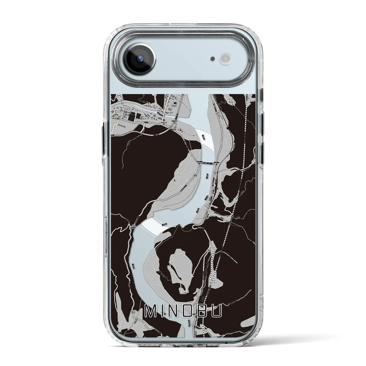 【身延(山梨県)】地図柄iPhoneケース(MagSafeタイプ)