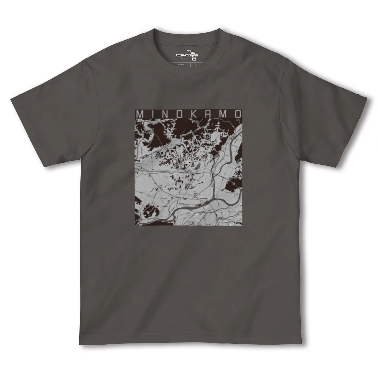【美濃加茂(岐阜県)】地図柄ヘビーウェイトTシャツ