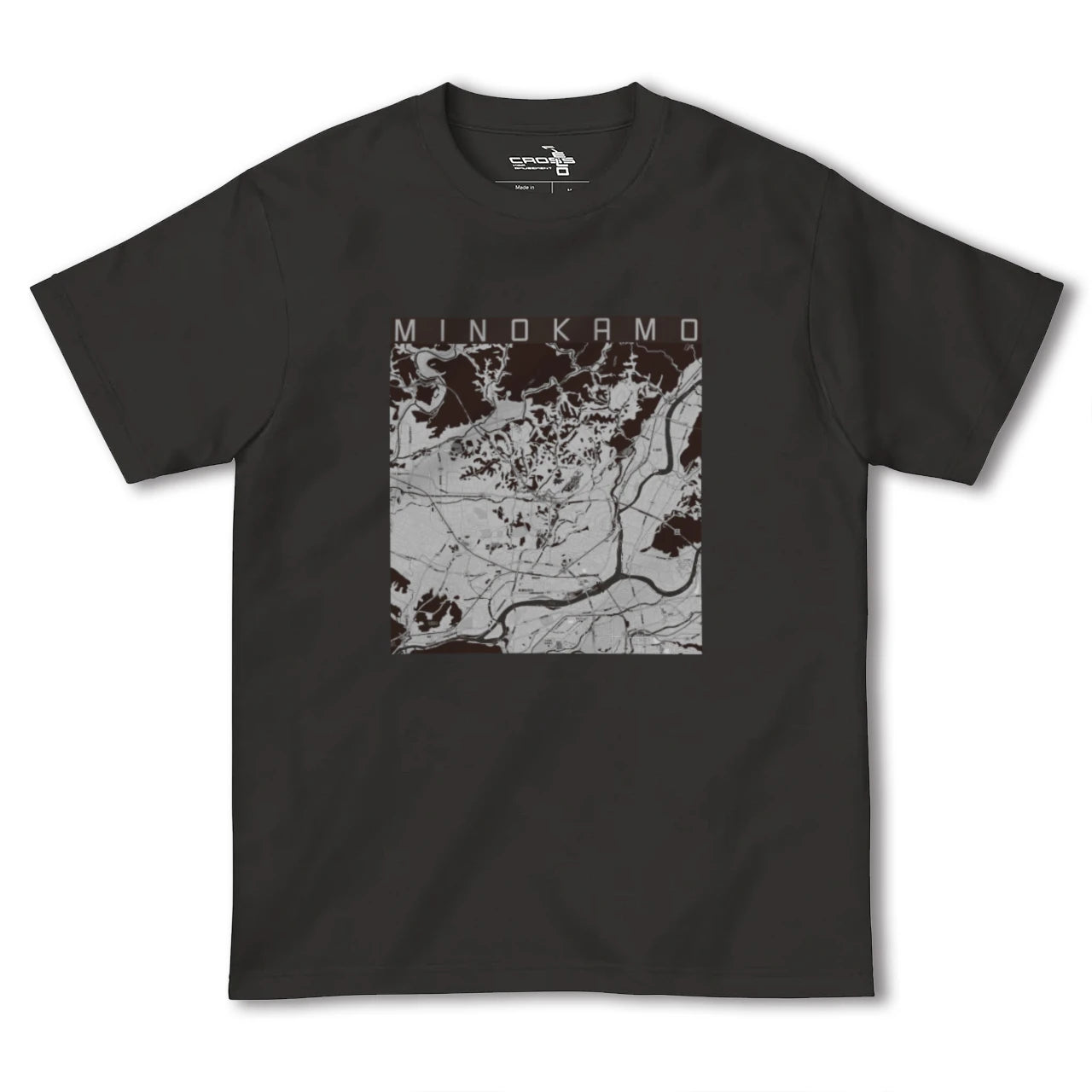 【美濃加茂(岐阜県)】地図柄ヘビーウェイトTシャツ