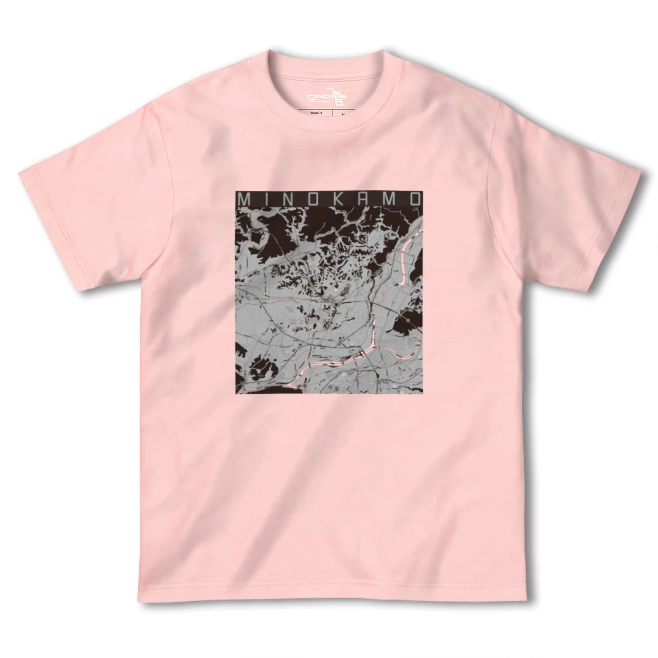 【美濃加茂(岐阜県)】地図柄ヘビーウェイトTシャツ