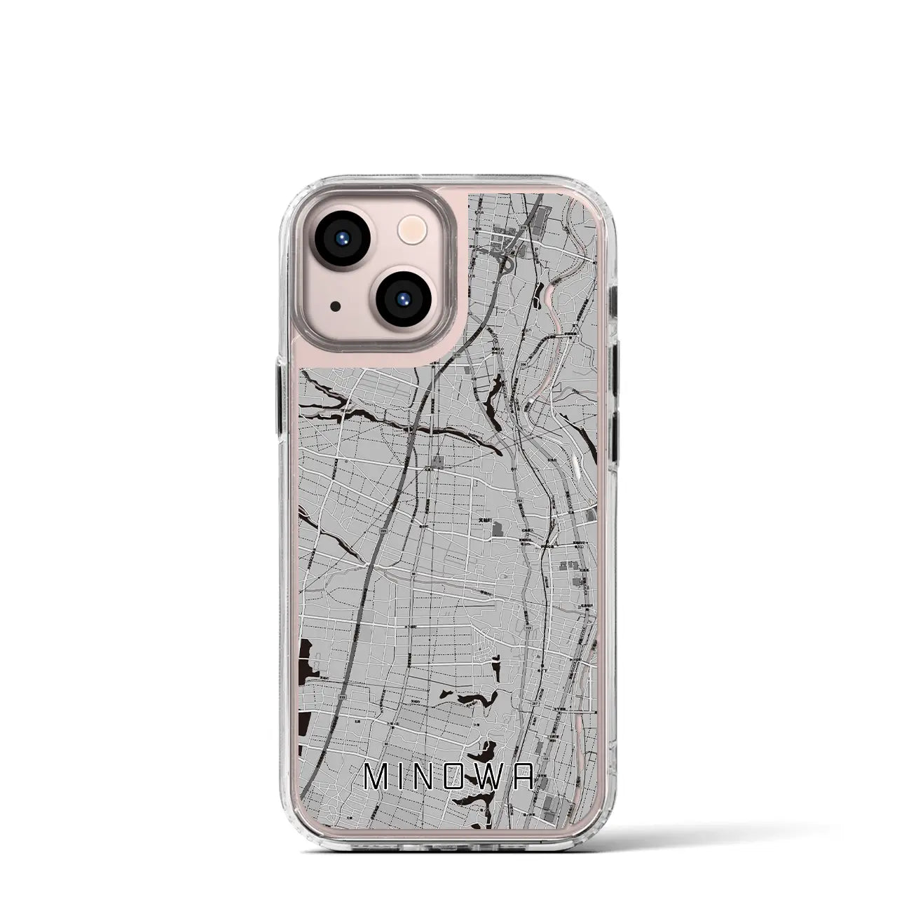 【箕輪(長野県)】地図柄iPhoneケース(MagSafeタイプ)