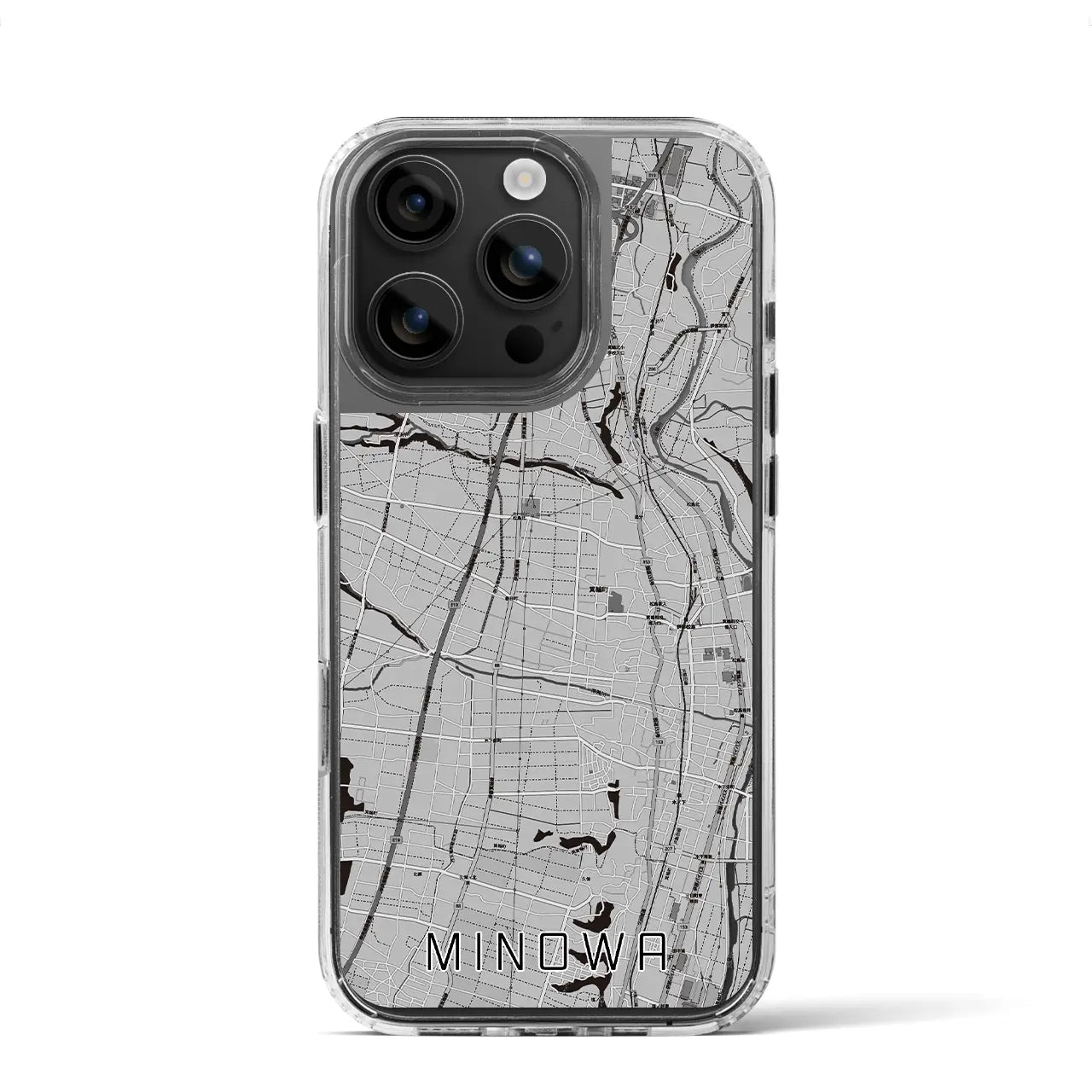【箕輪(長野県)】地図柄iPhoneケース(MagSafeタイプ)