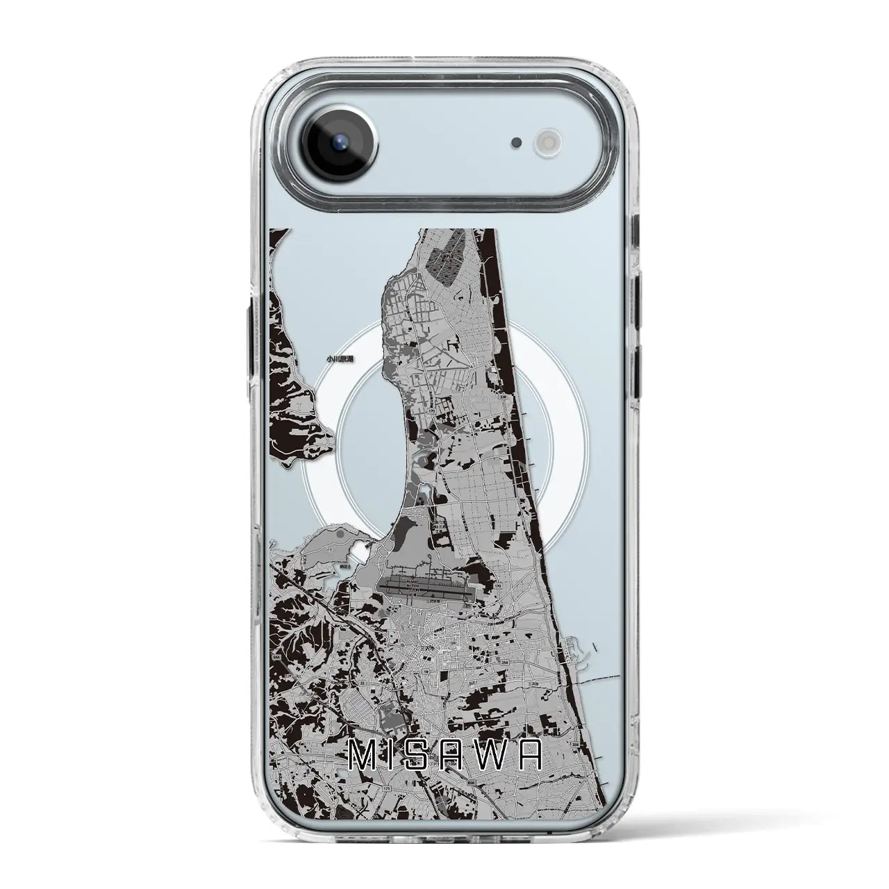 【三沢(青森県)】地図柄iPhoneケース(MagSafeタイプ)