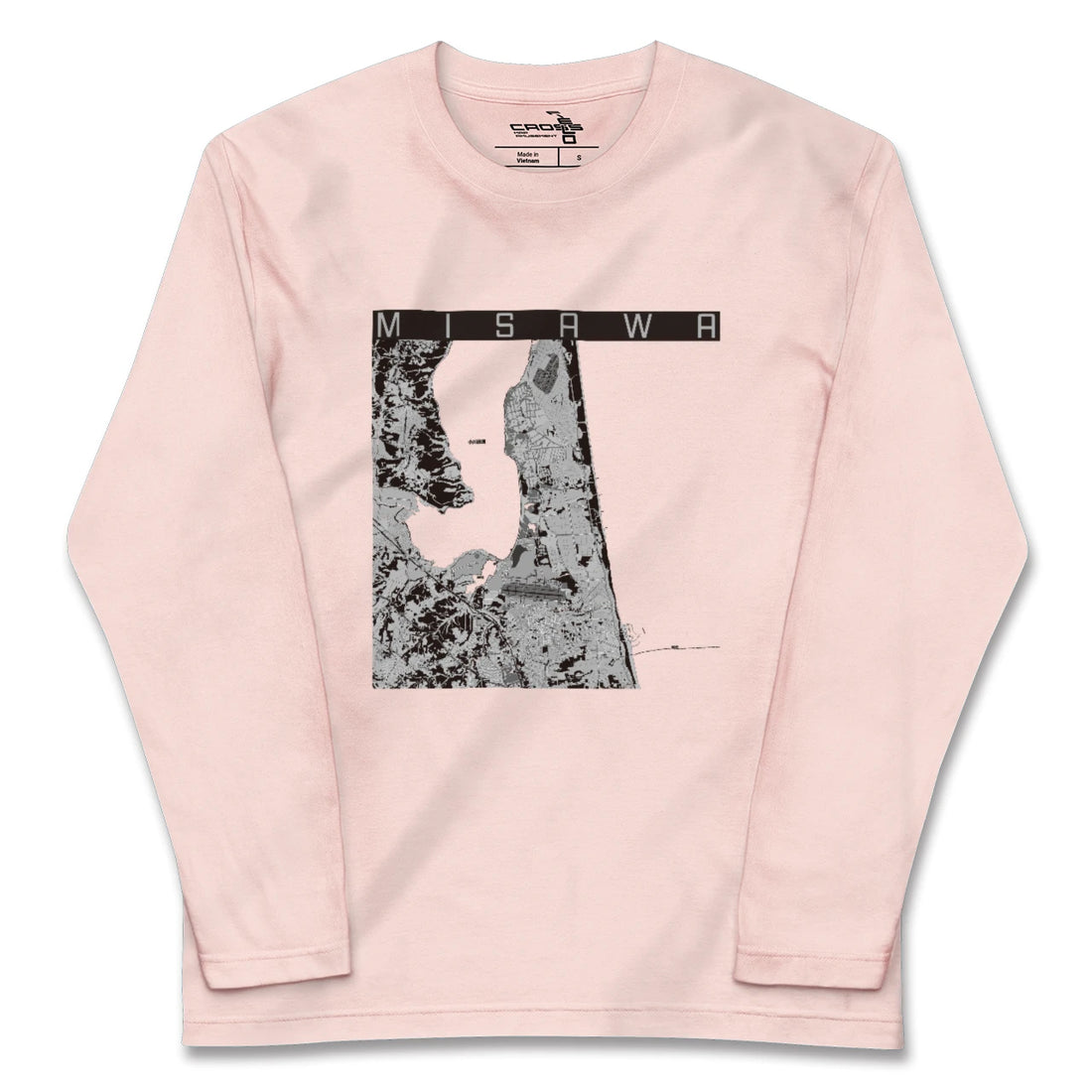 【三沢(青森県)】地図柄ロングスリーブTシャツ