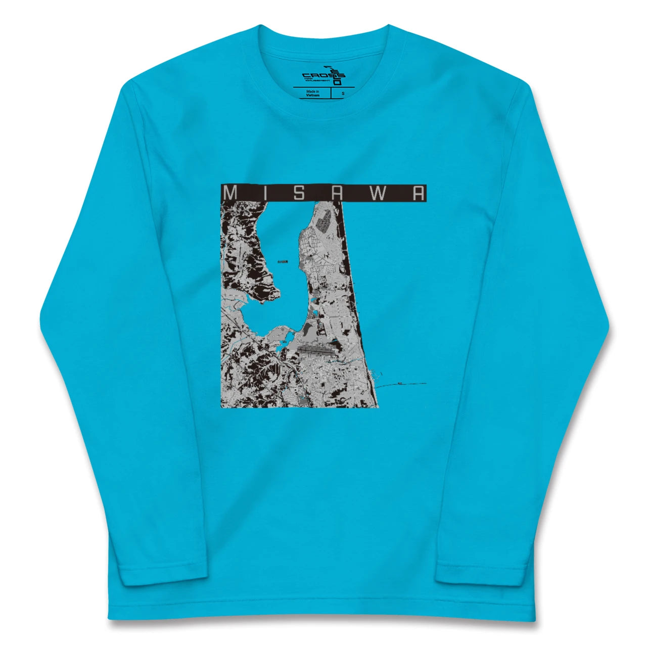 【三沢(青森県)】地図柄ロングスリーブTシャツ