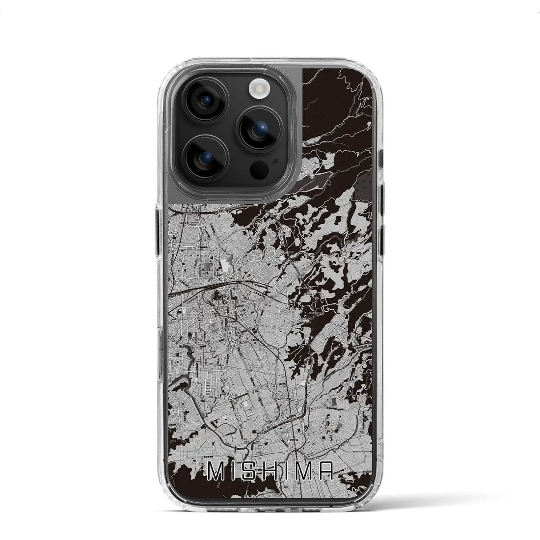 【三島(静岡県)】地図柄iPhoneケース(MagSafeタイプ)