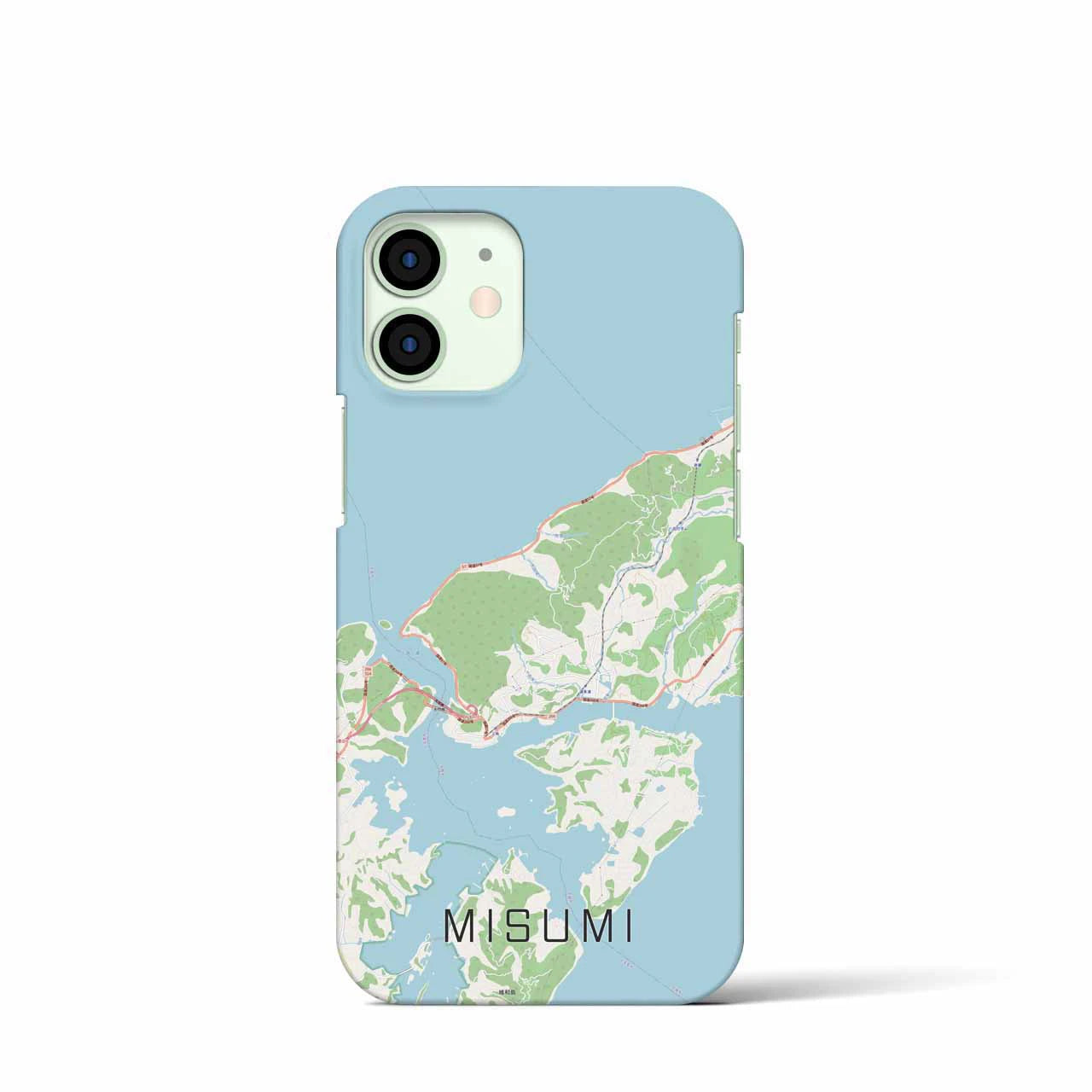 【三角(熊本県)】地図柄iPhoneケース(バックカバータイプ)