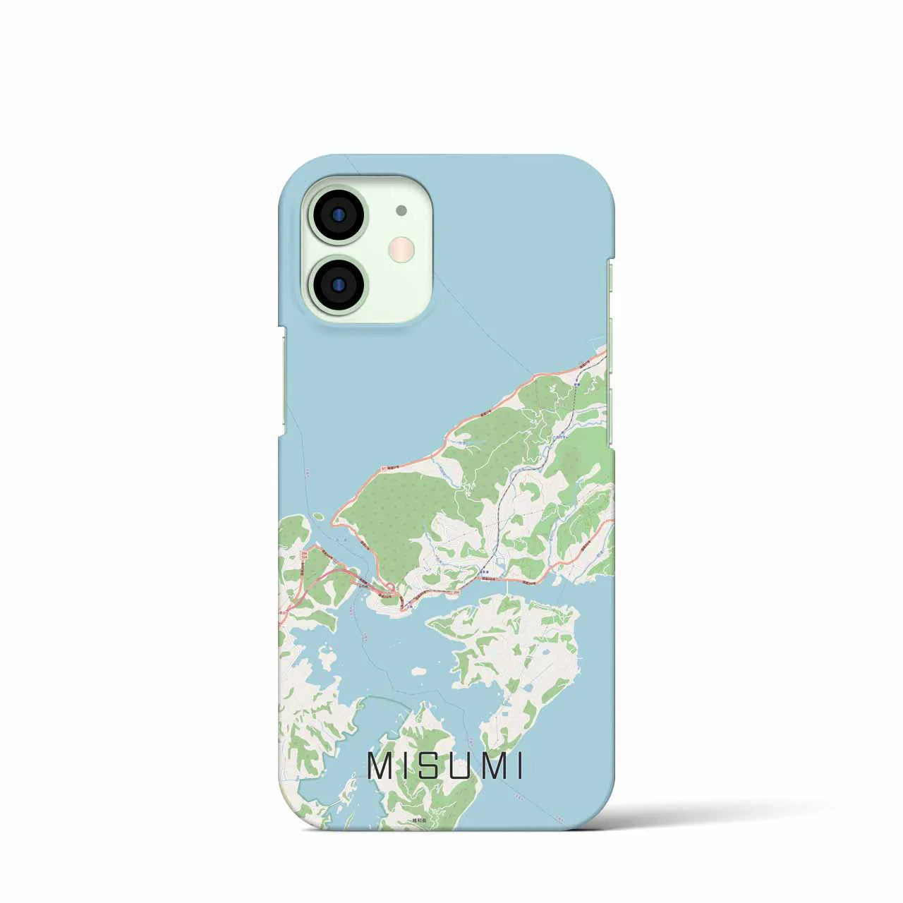 【三角(熊本県)】地図柄iPhoneケース(バックカバータイプ)