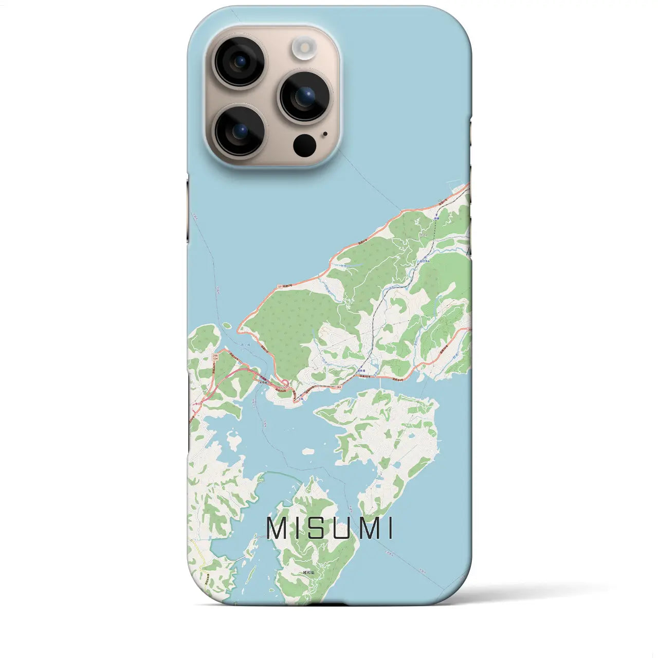 【三角(熊本県)】地図柄iPhoneケース(バックカバータイプ)