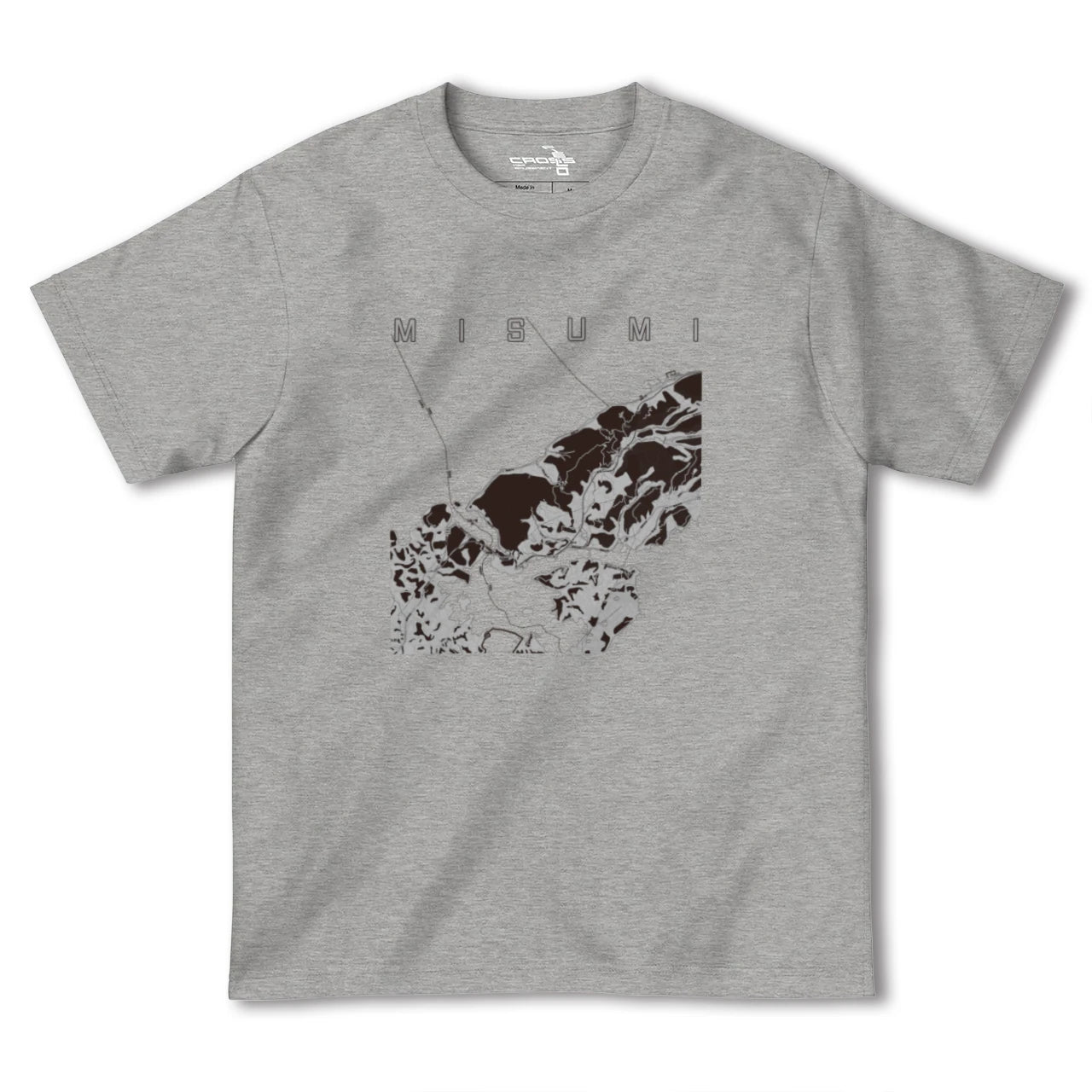 【三角(熊本県)】地図柄ヘビーウェイトTシャツ