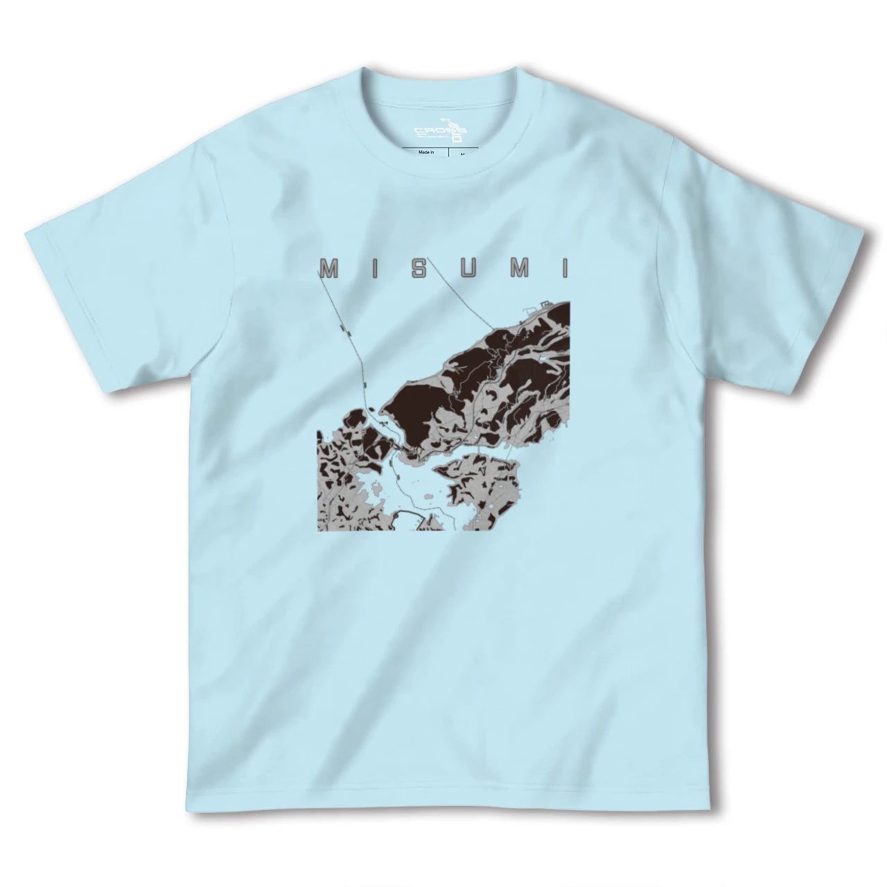 【三角(熊本県)】地図柄ヘビーウェイトTシャツ