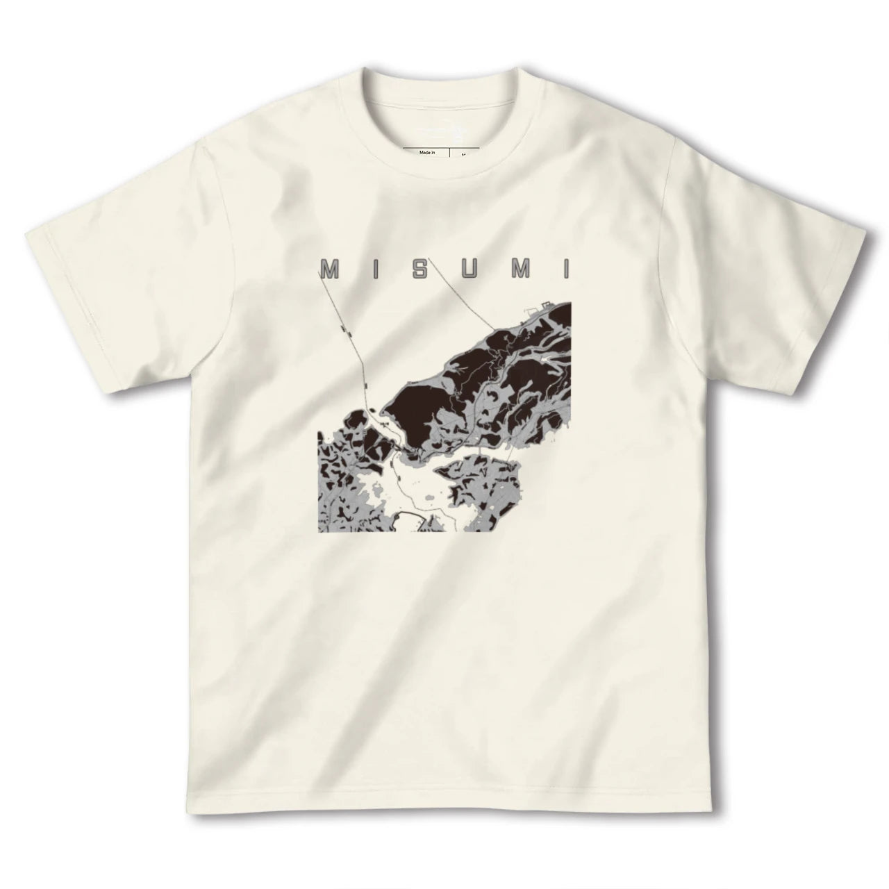 【三角(熊本県)】地図柄ヘビーウェイトTシャツ