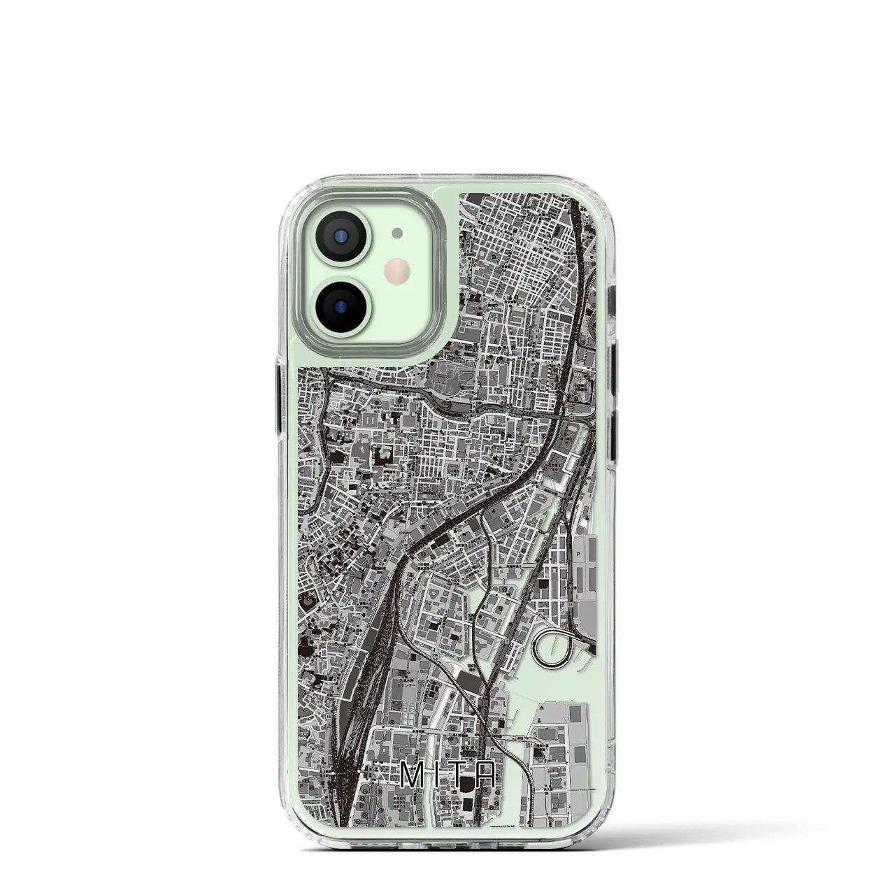 【三田(東京都)】地図柄iPhoneケース(MagSafeタイプ)