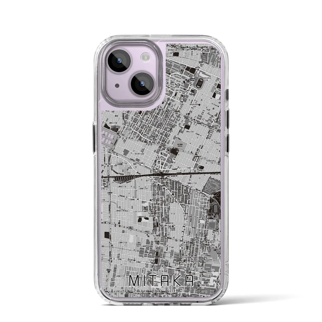【三鷹(東京都)】地図柄iPhoneケース(MagSafeタイプ)
