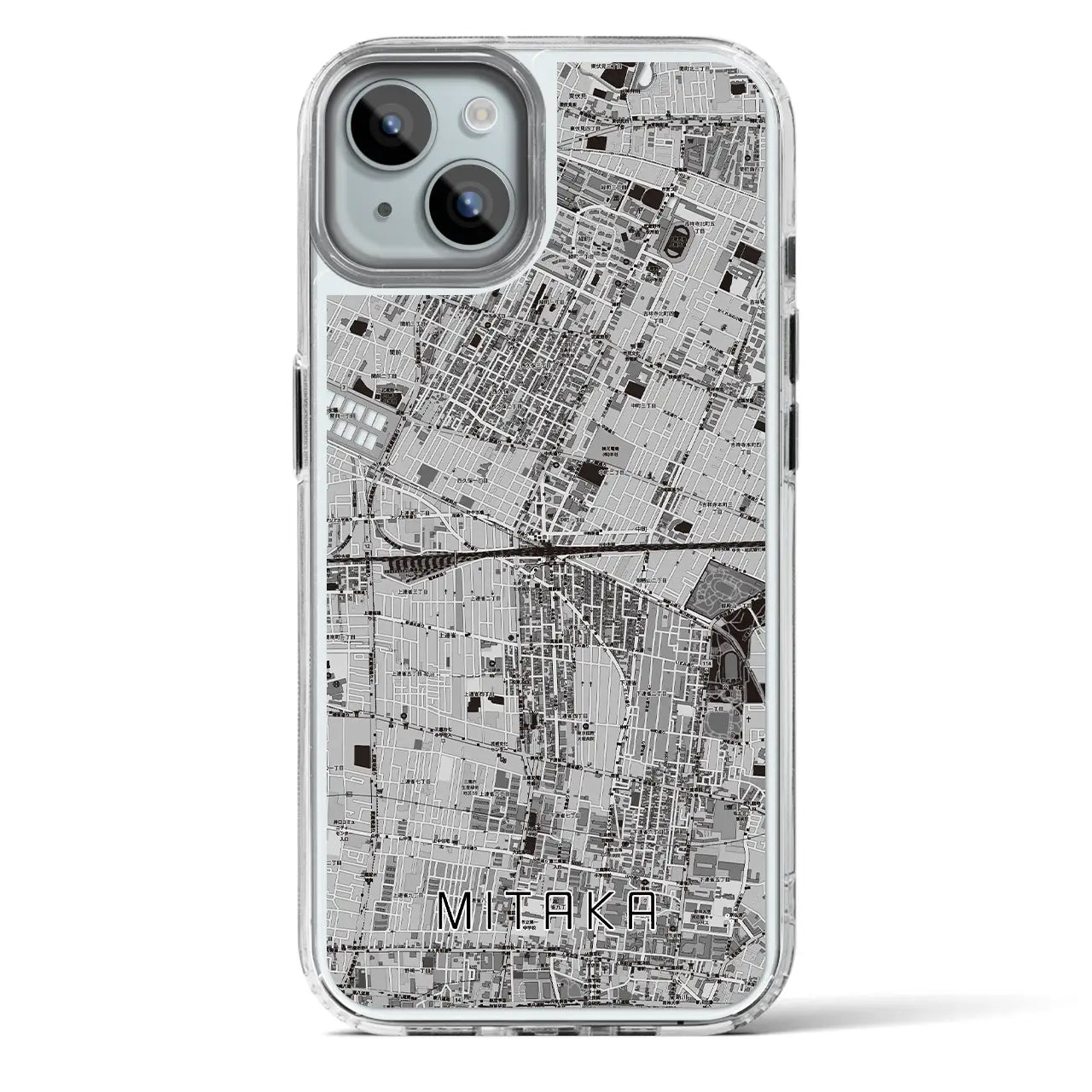 【三鷹(東京都)】地図柄iPhoneケース(MagSafeタイプ)