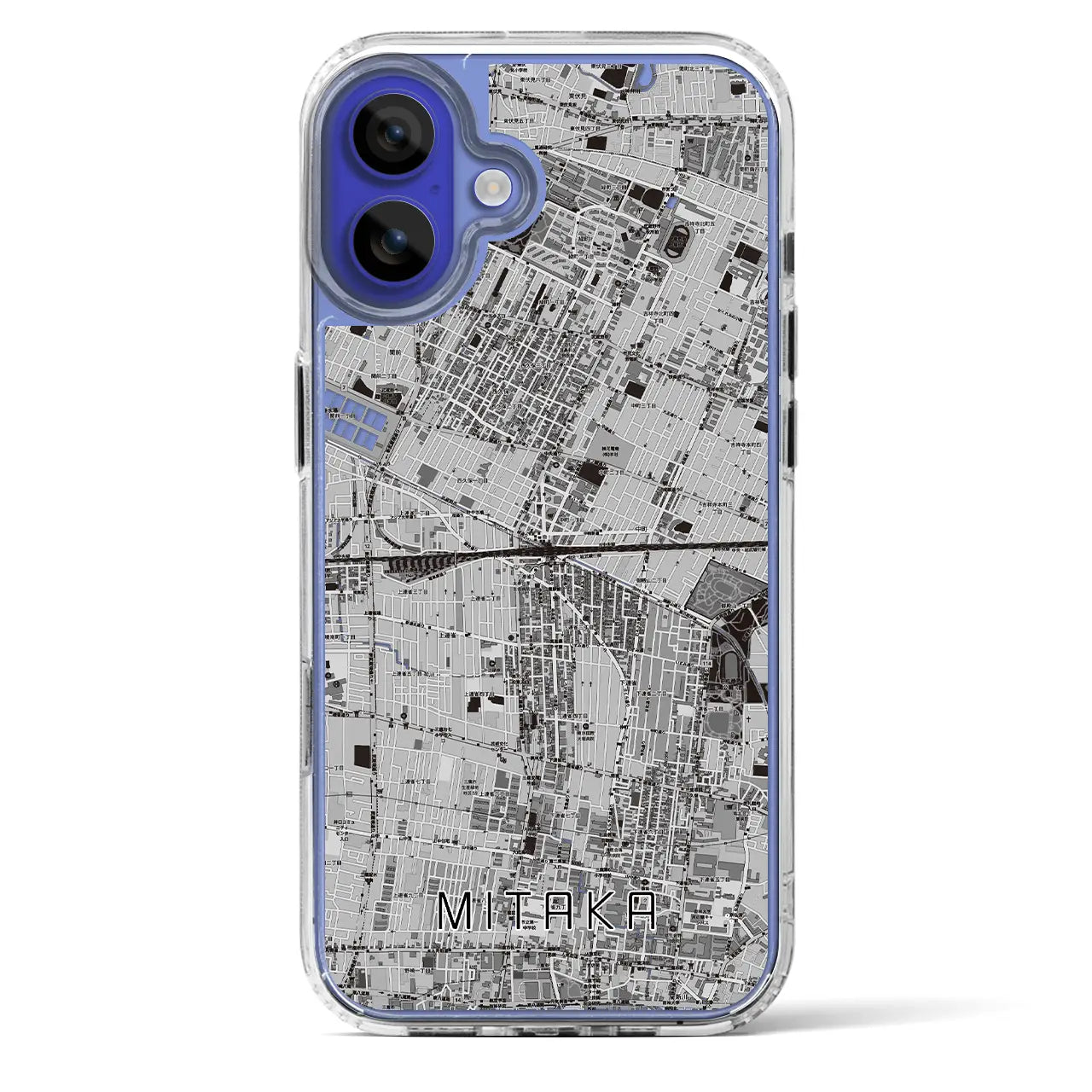 【三鷹(東京都)】地図柄iPhoneケース(MagSafeタイプ)