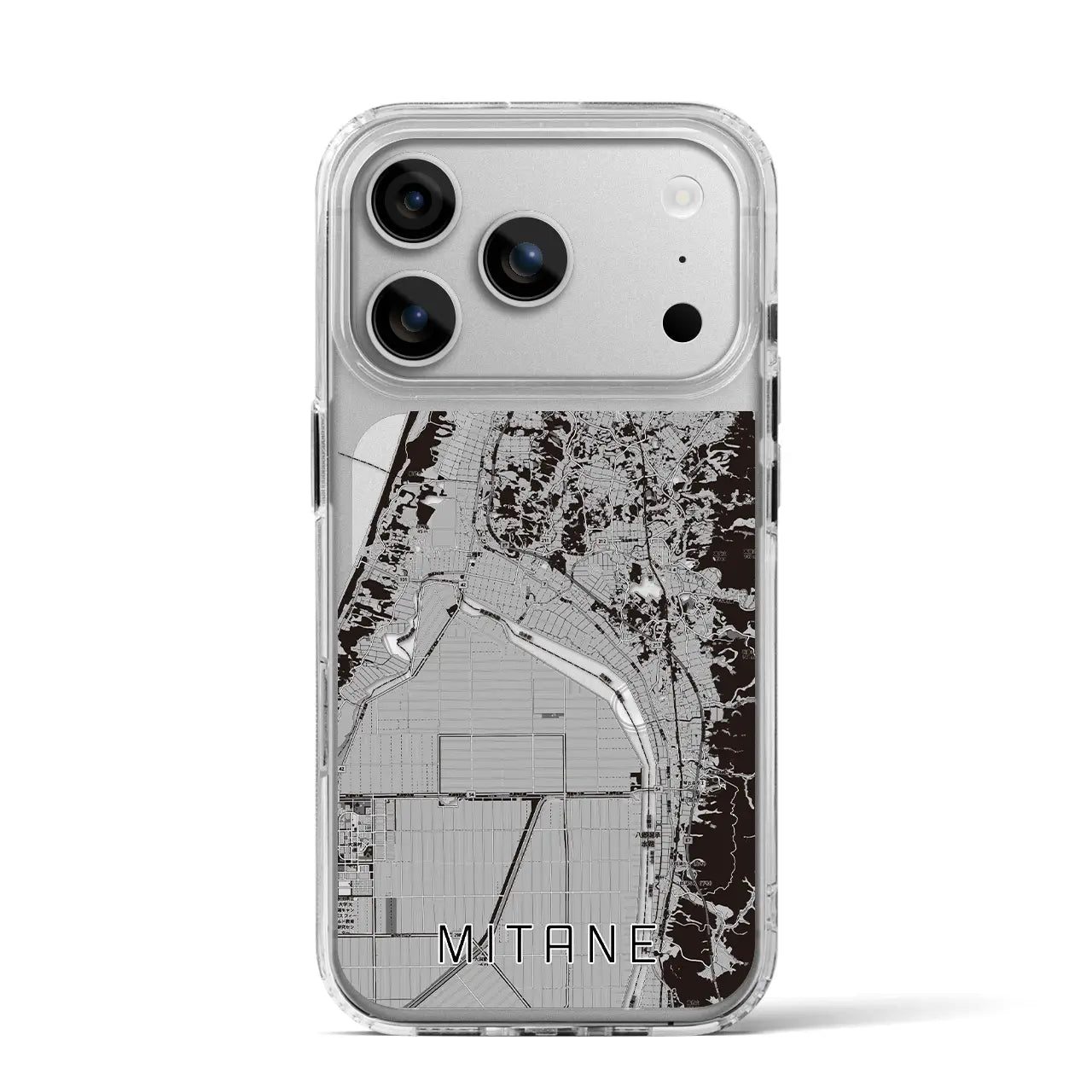 【三種(秋田県)】地図柄iPhoneケース(MagSafeタイプ)