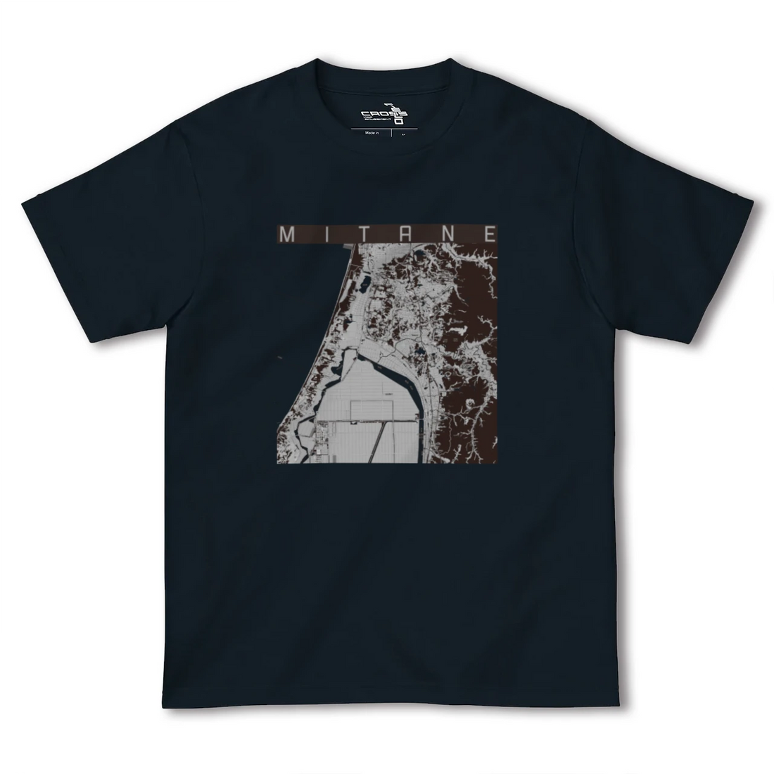 【三種(秋田県)】地図柄ヘビーウェイトTシャツ