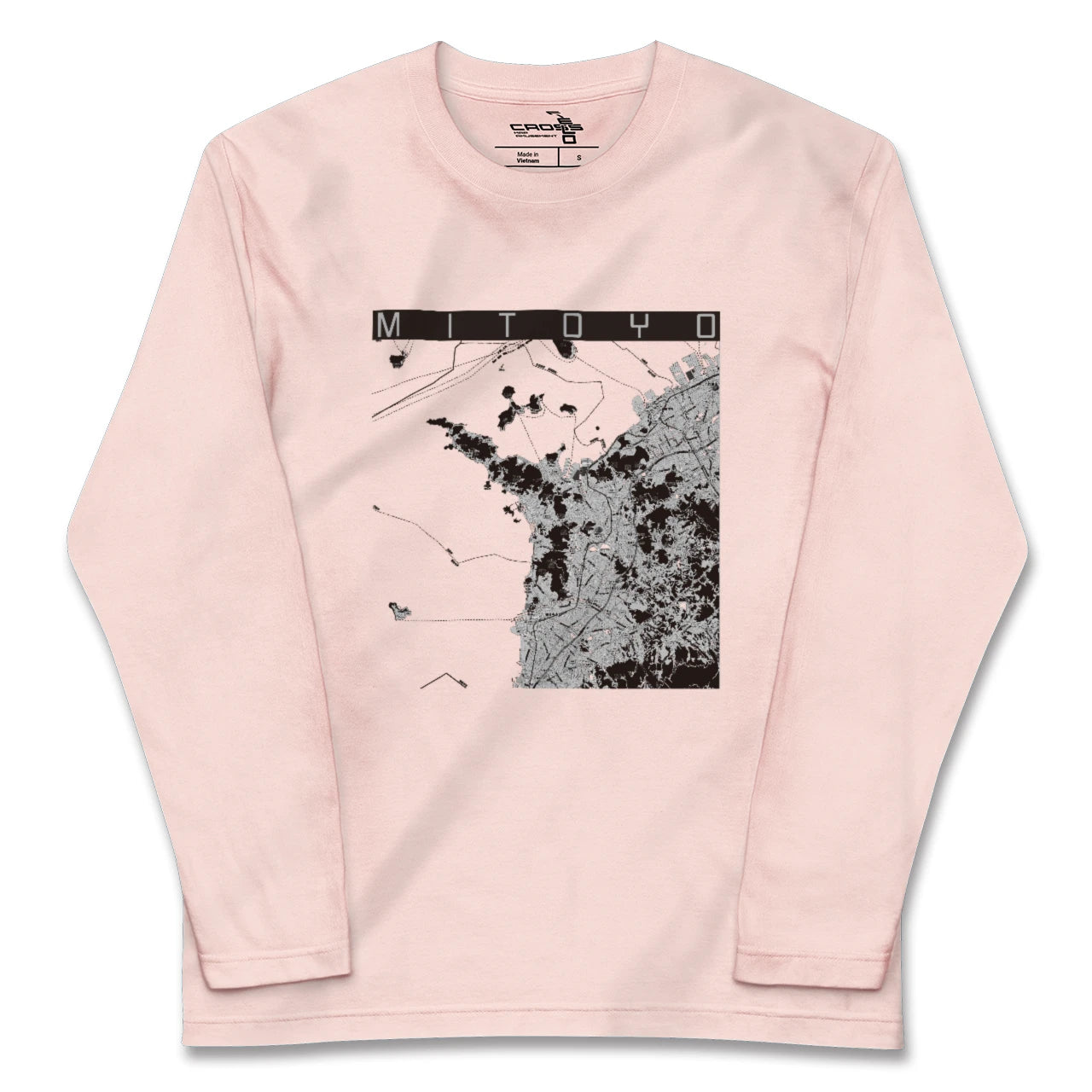 【三豊(香川県)】地図柄ロングスリーブTシャツ