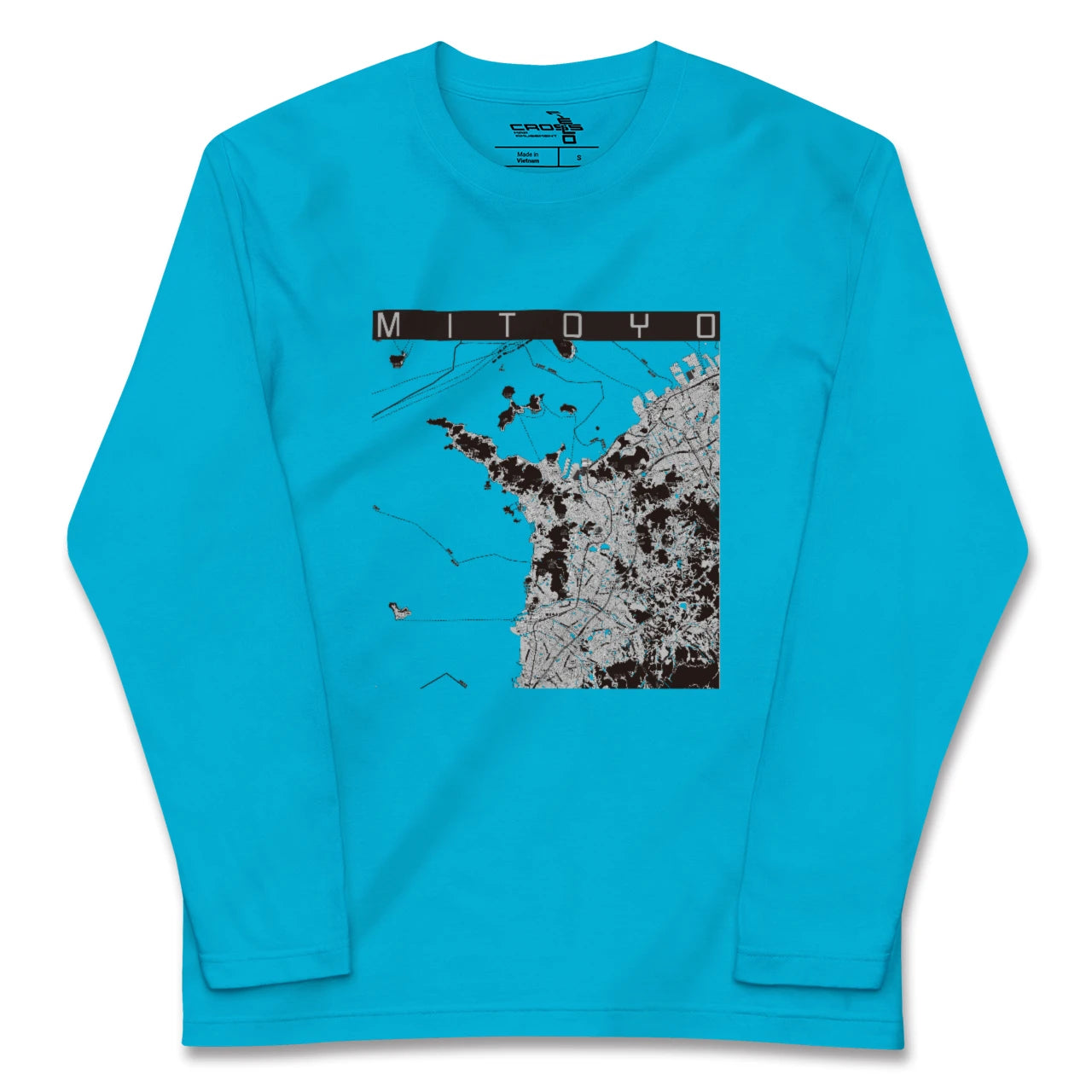 【三豊(香川県)】地図柄ロングスリーブTシャツ