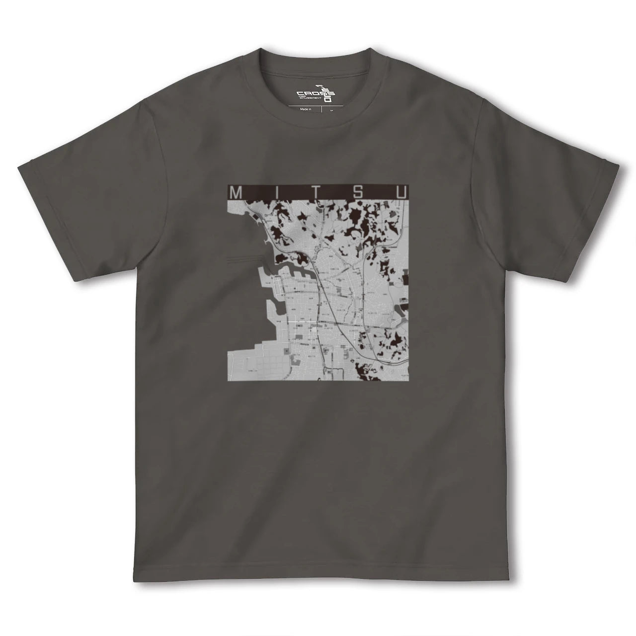 【三津(愛媛県)】地図柄ヘビーウェイトTシャツ