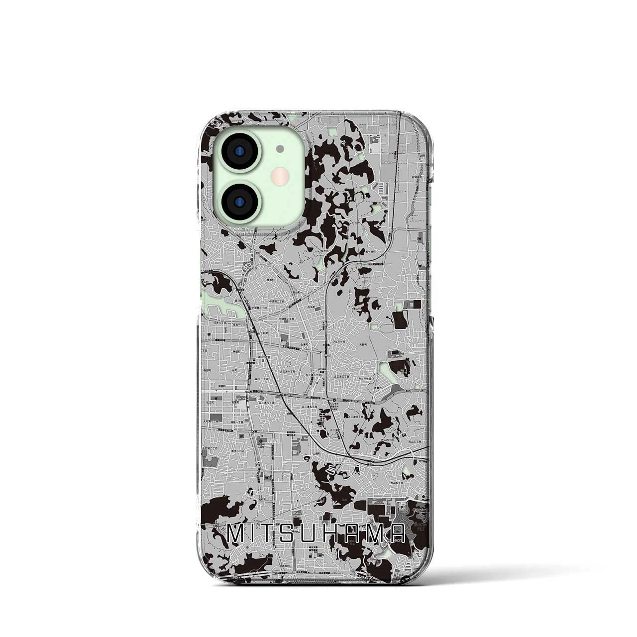 【三津浜(愛媛県)】地図柄iPhoneケース(クリアタイプ)