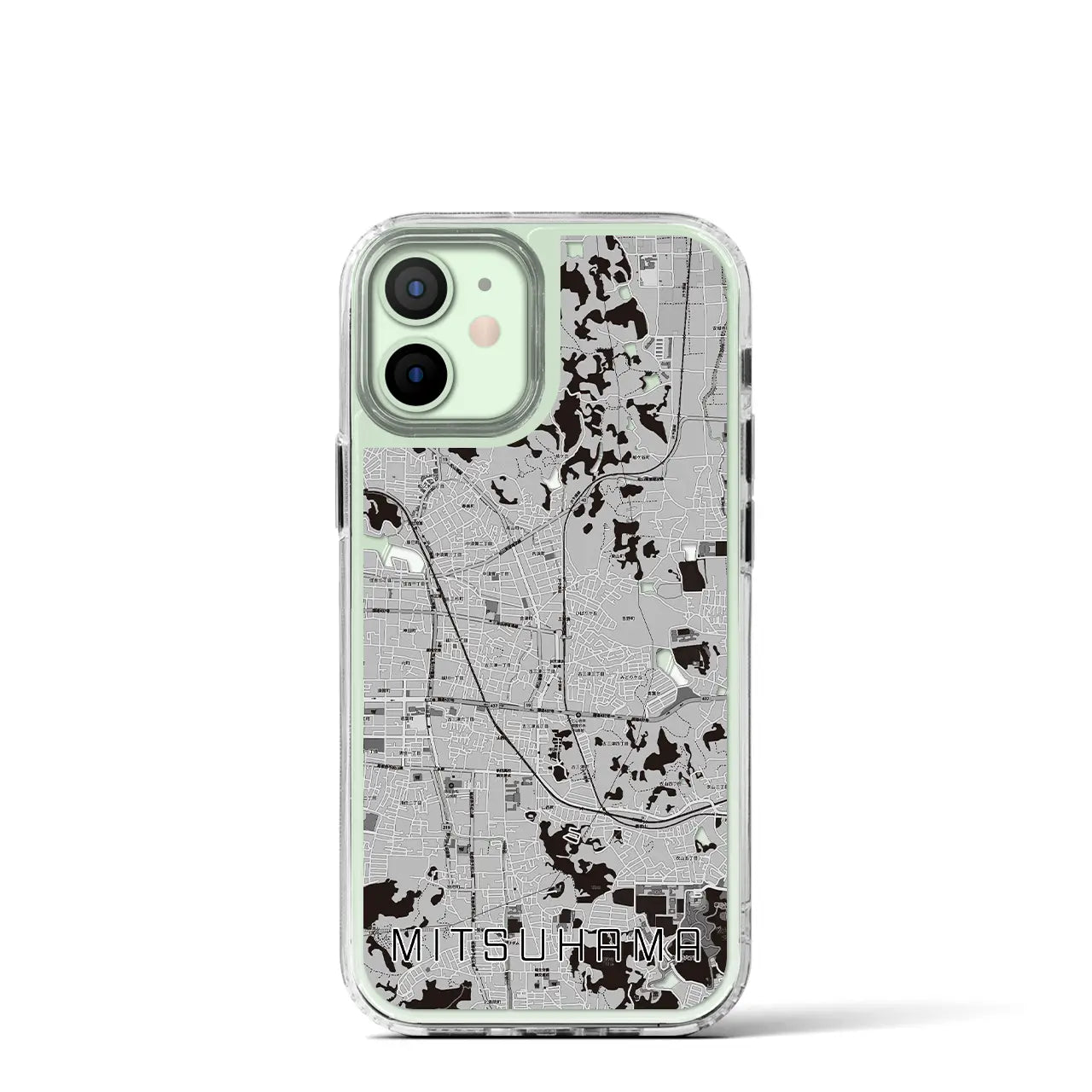 【三津浜(愛媛県)】地図柄iPhoneケース(MagSafeタイプ)