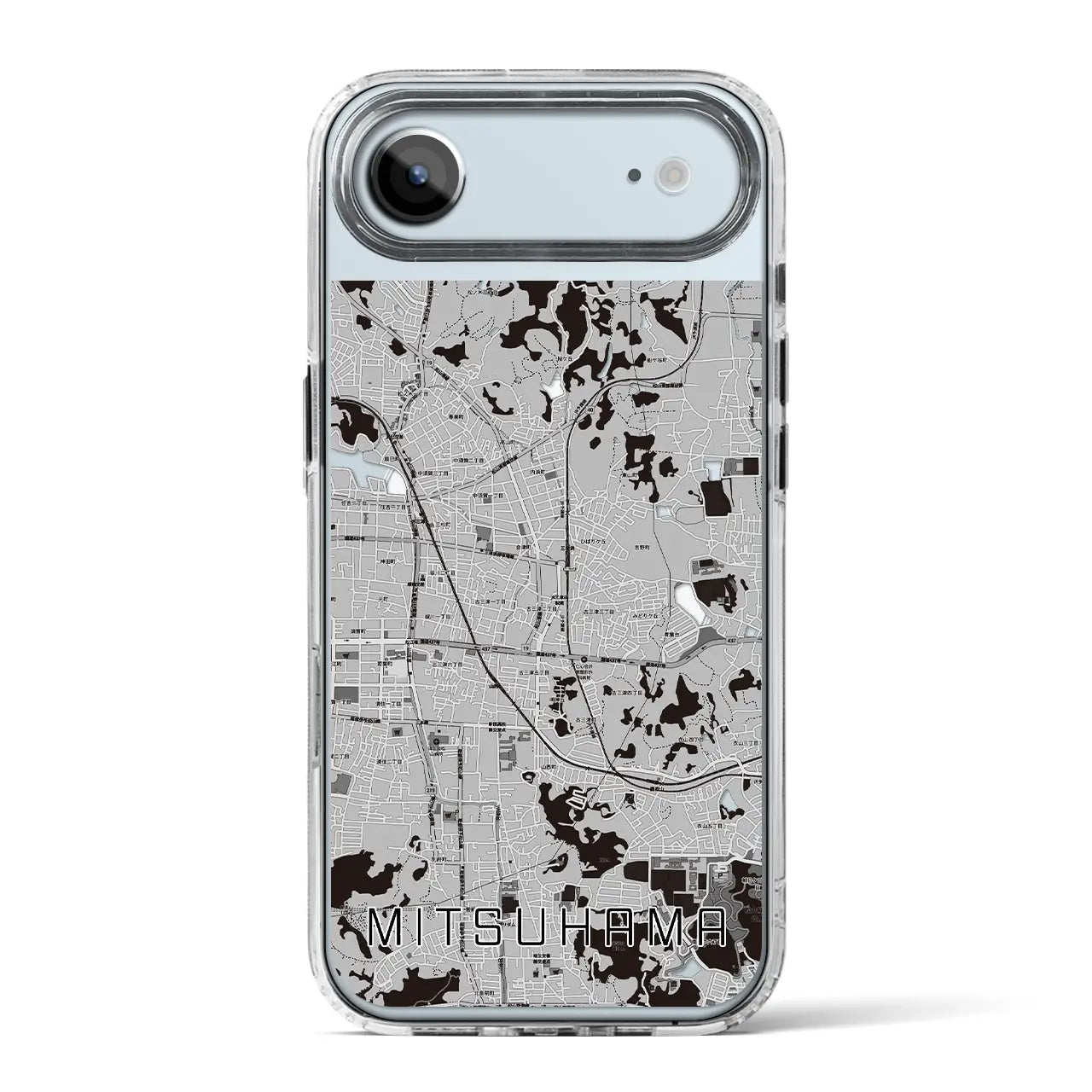 【三津浜(愛媛県)】地図柄iPhoneケース(MagSafeタイプ)