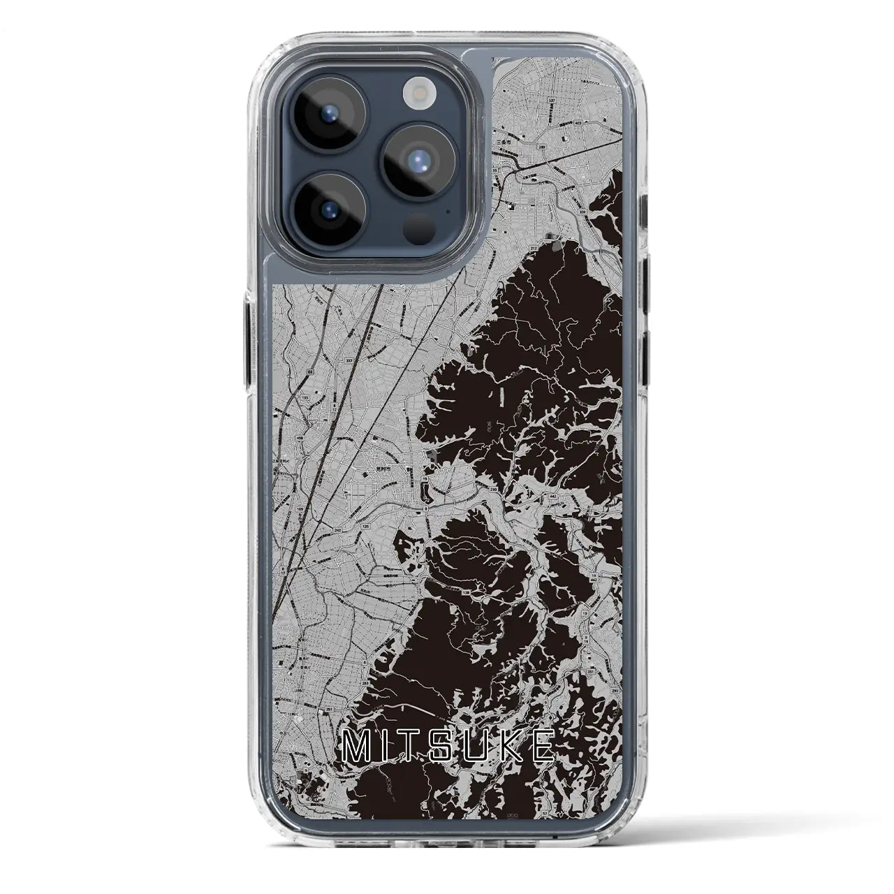 【見附(新潟県)】地図柄iPhoneケース(MagSafeタイプ)