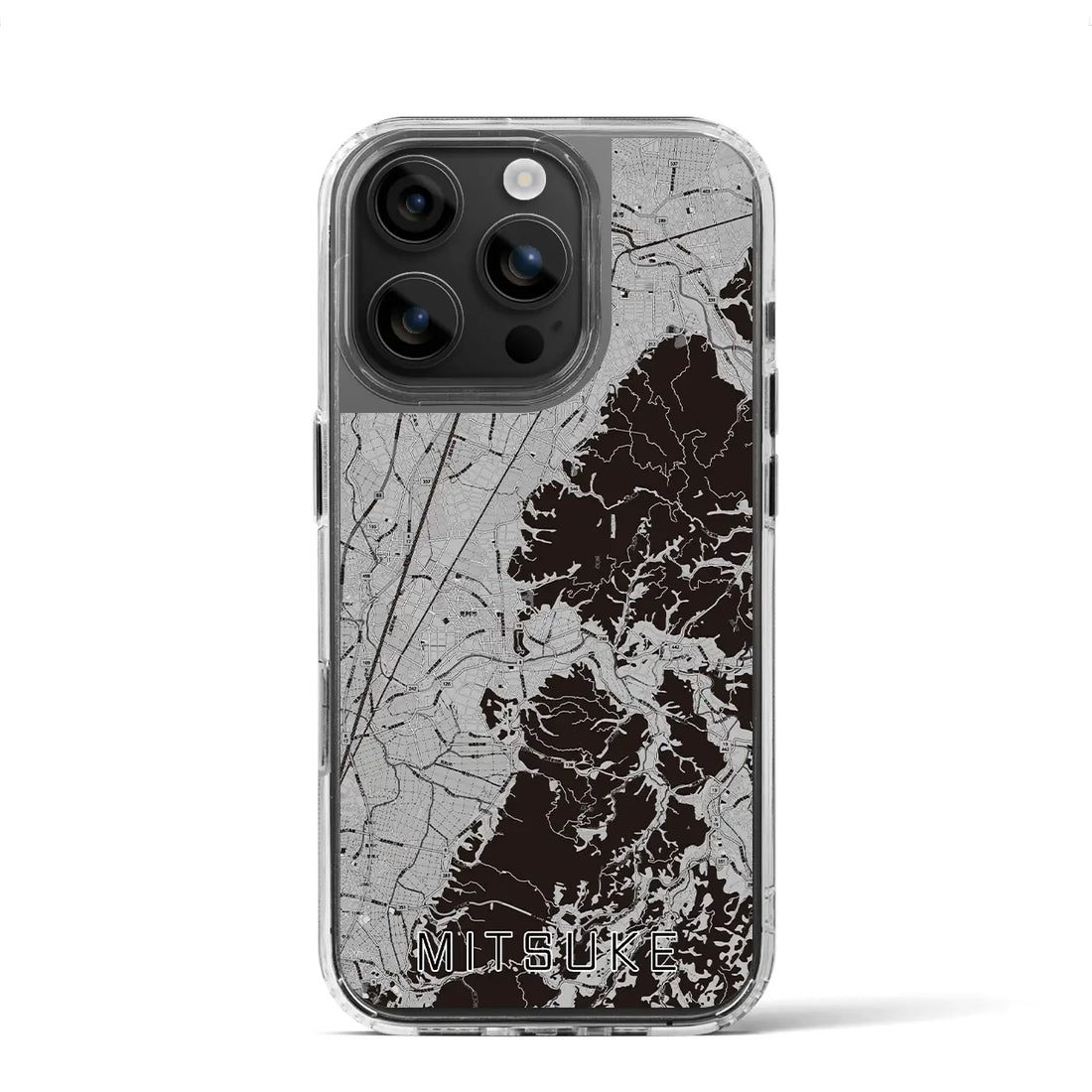 【見附(新潟県)】地図柄iPhoneケース(MagSafeタイプ)