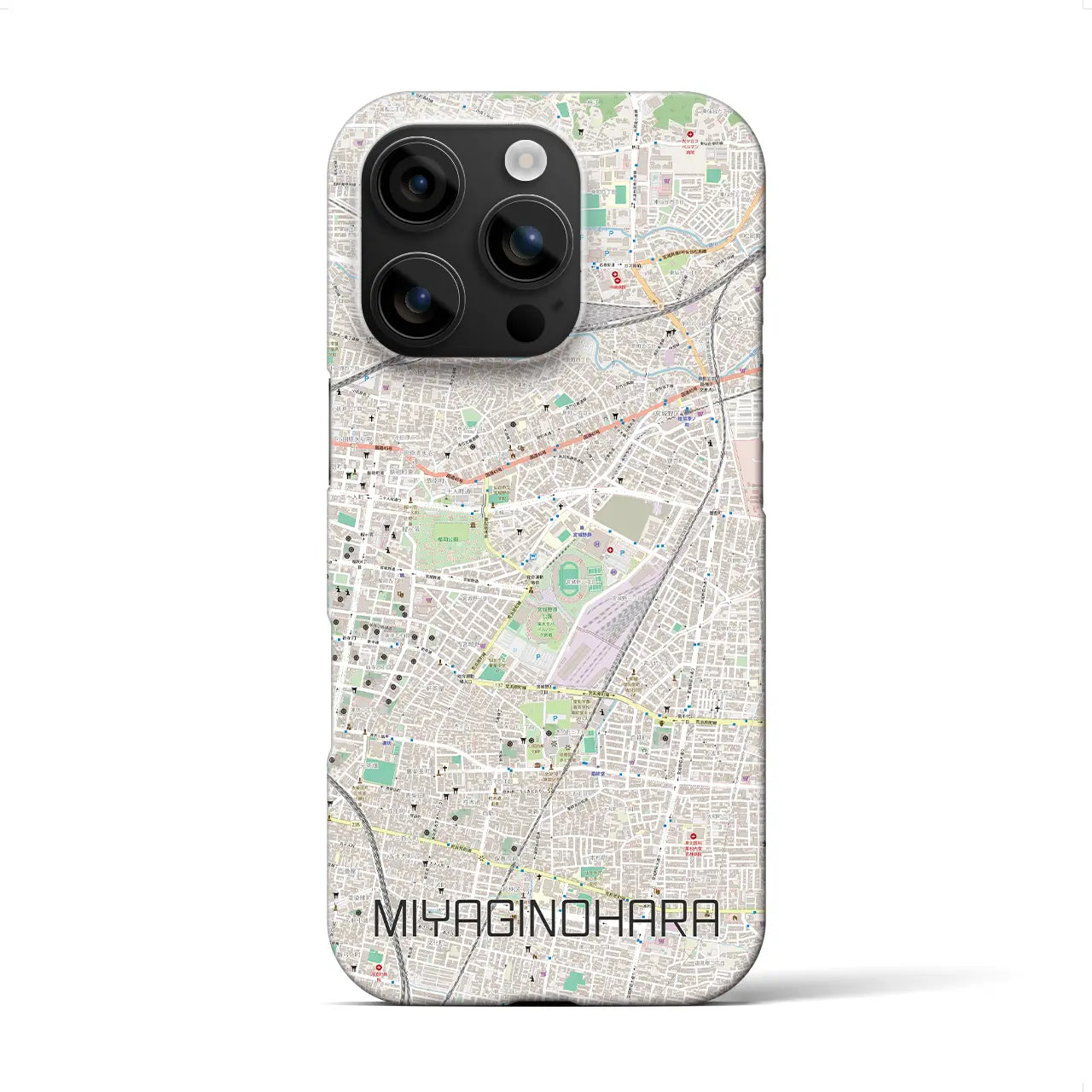 【宮城野原(宮城県)】地図柄iPhoneケース(バックカバータイプ)