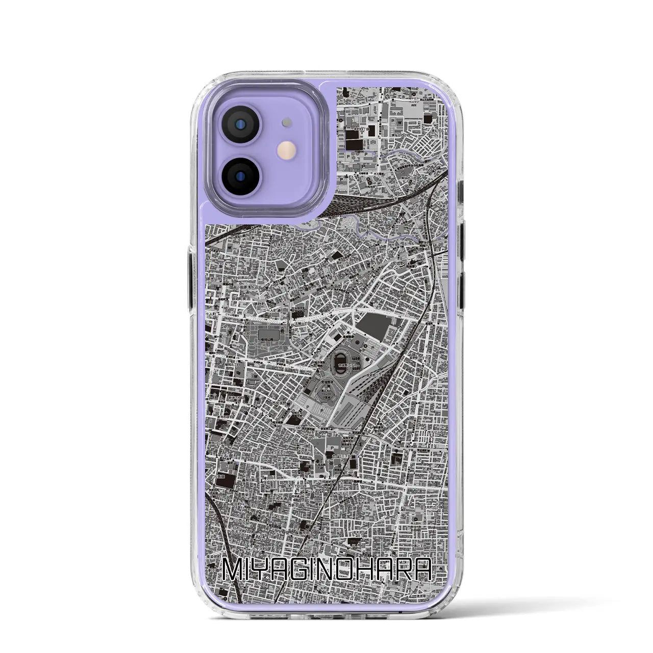 【宮城野原(宮城県)】地図柄iPhoneケース(MagSafeタイプ)