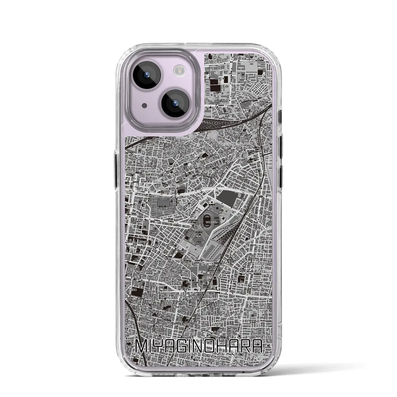 【宮城野原(宮城県)】地図柄iPhoneケース(MagSafeタイプ)