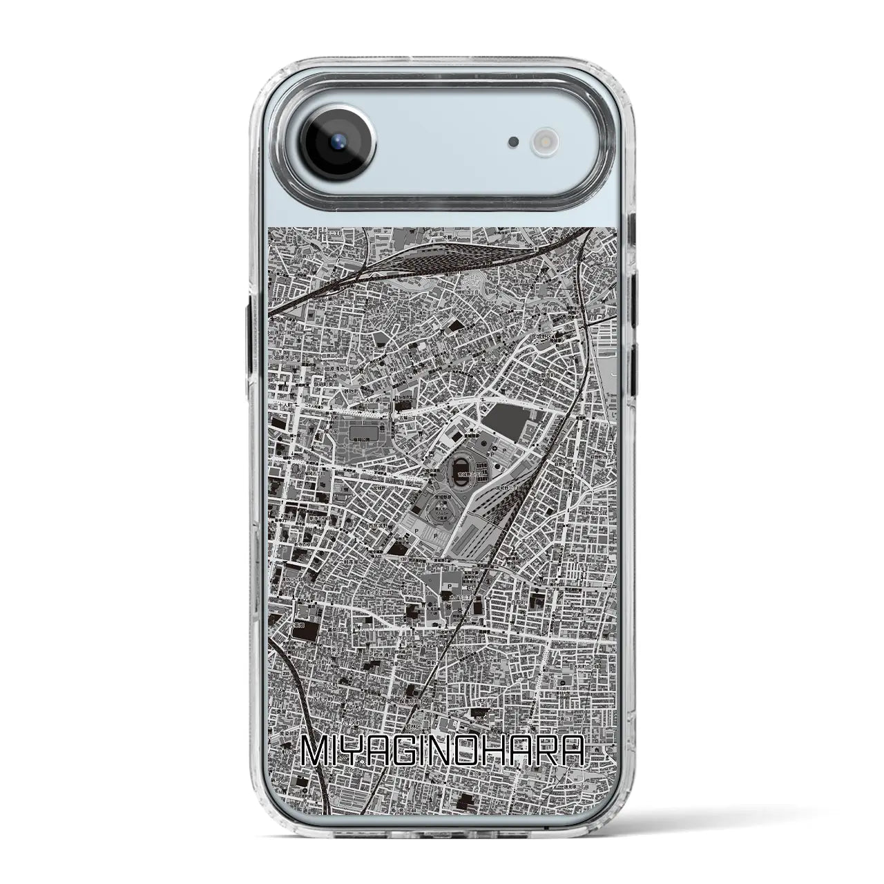 【宮城野原(宮城県)】地図柄iPhoneケース(MagSafeタイプ)
