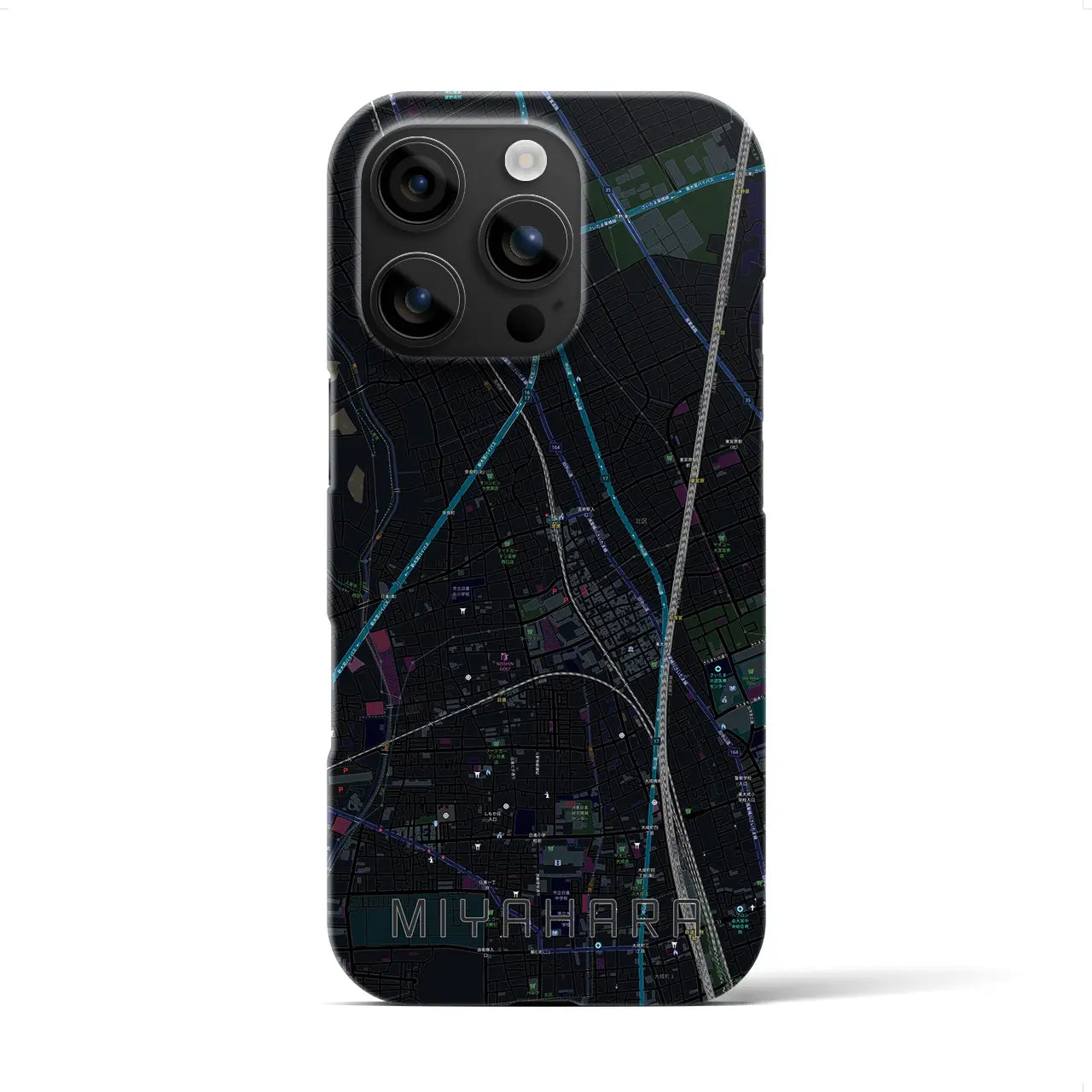 【宮原(埼玉県)】地図柄iPhoneケース(バックカバータイプ)