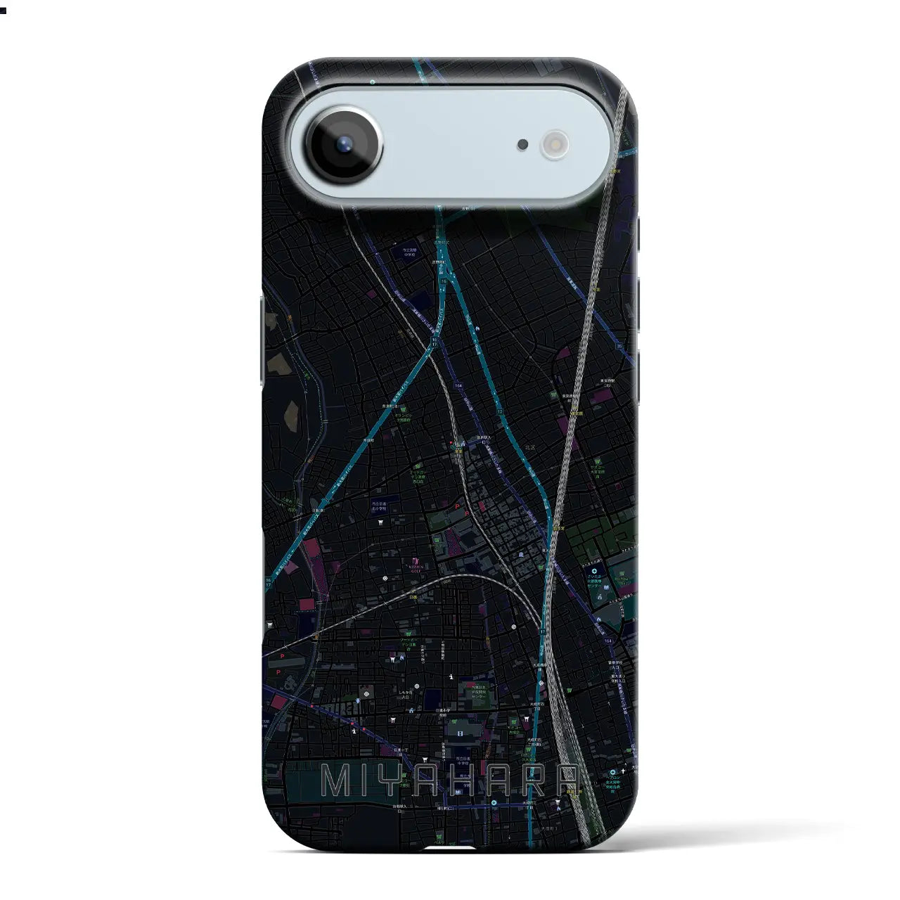 【宮原(埼玉県)】地図柄iPhoneケース(バックカバータイプ)