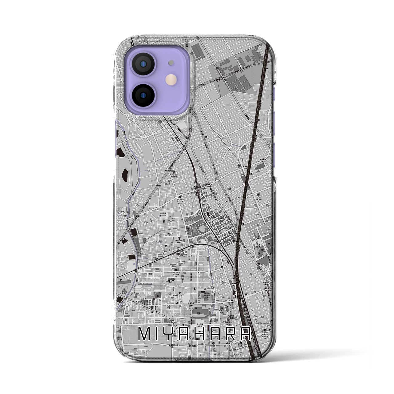【宮原(埼玉県)】地図柄iPhoneケース(クリアタイプ)