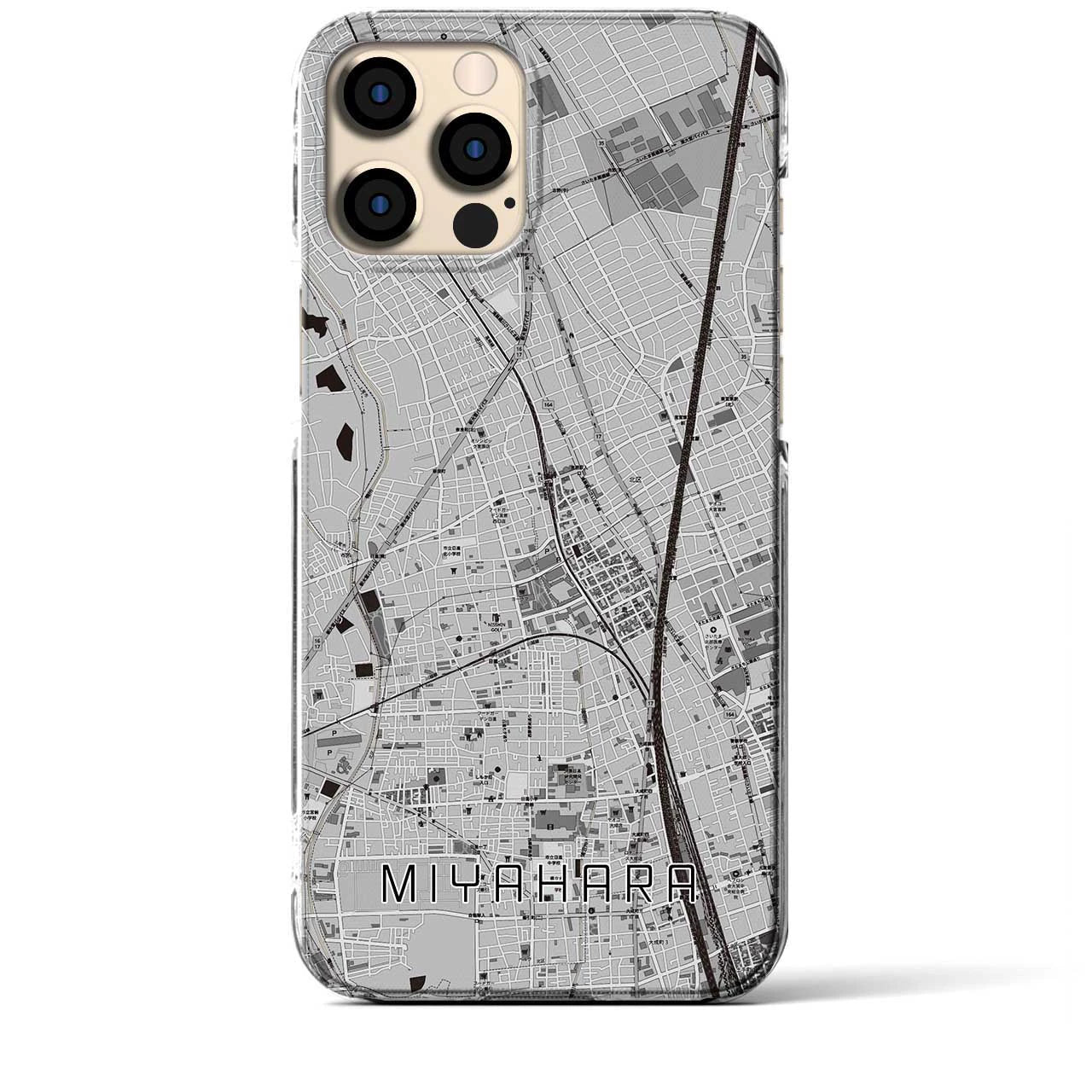 【宮原(埼玉県)】地図柄iPhoneケース(クリアタイプ)