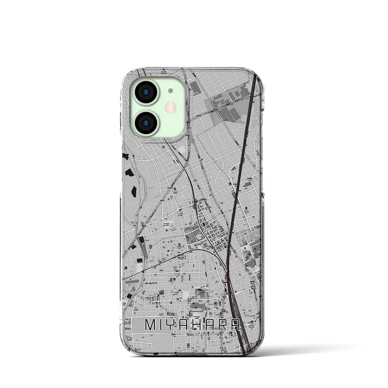 【宮原(埼玉県)】地図柄iPhoneケース(クリアタイプ)