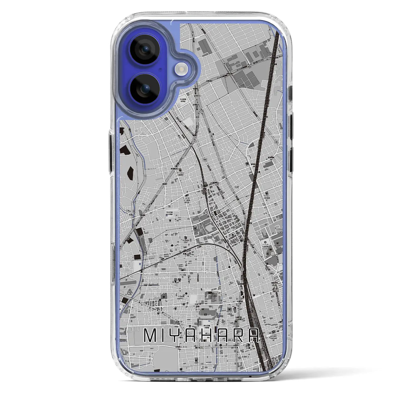 【宮原(埼玉県)】地図柄iPhoneケース(MagSafeタイプ)
