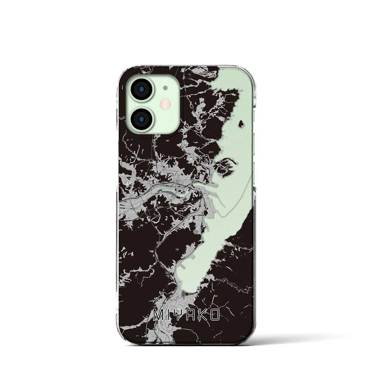 【宮古(岩手県)】地図柄iPhoneケース(クリアタイプ)