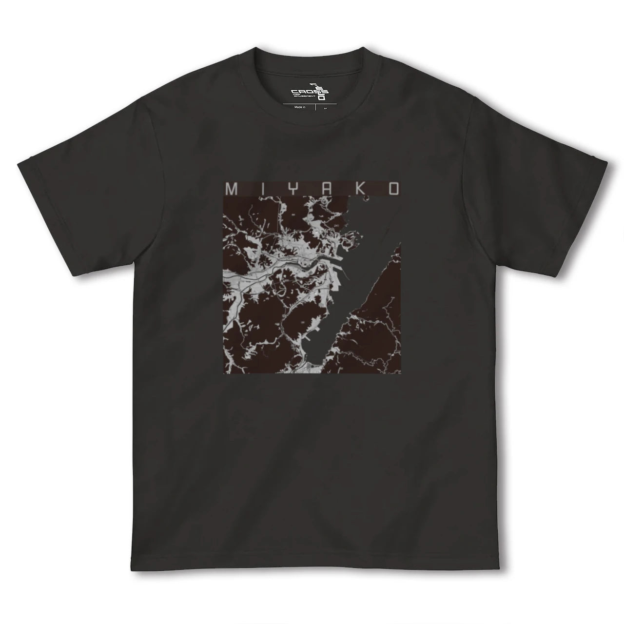 【宮古(岩手県)】地図柄ヘビーウェイトTシャツ
