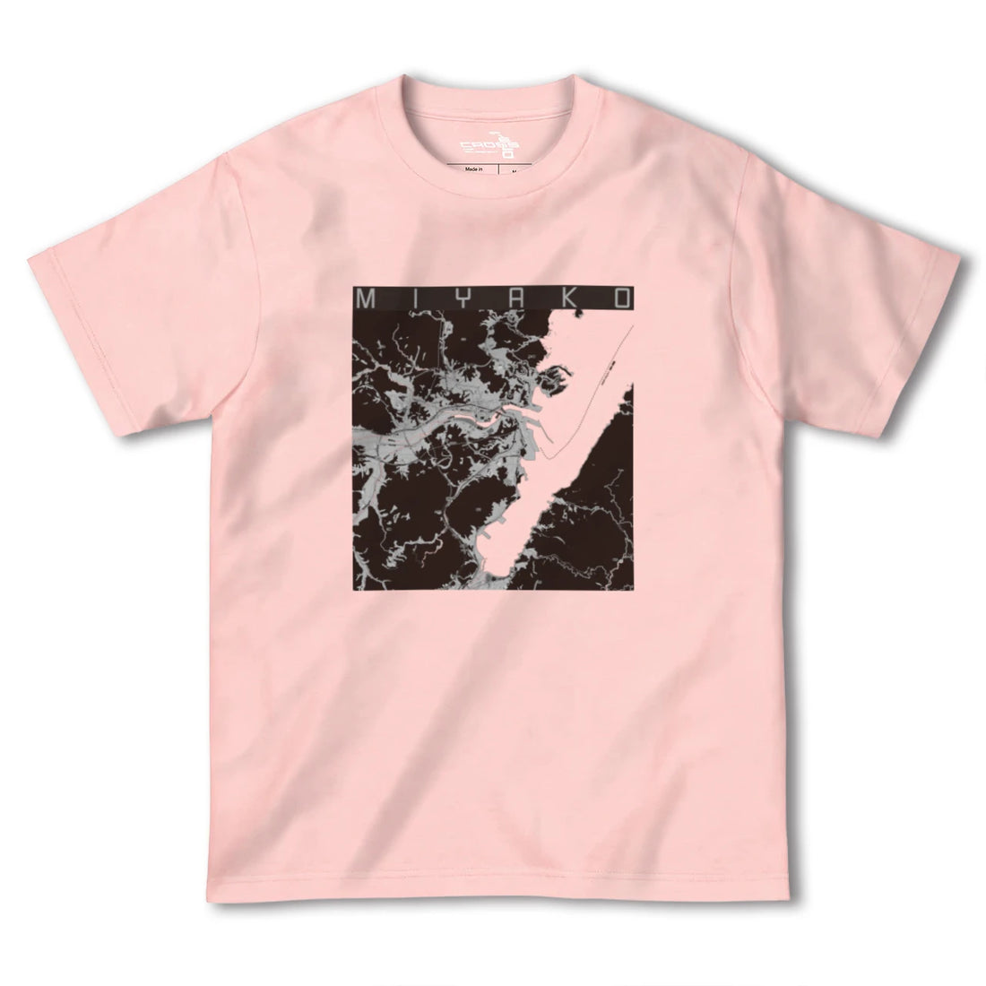 【宮古(岩手県)】地図柄ヘビーウェイトTシャツ