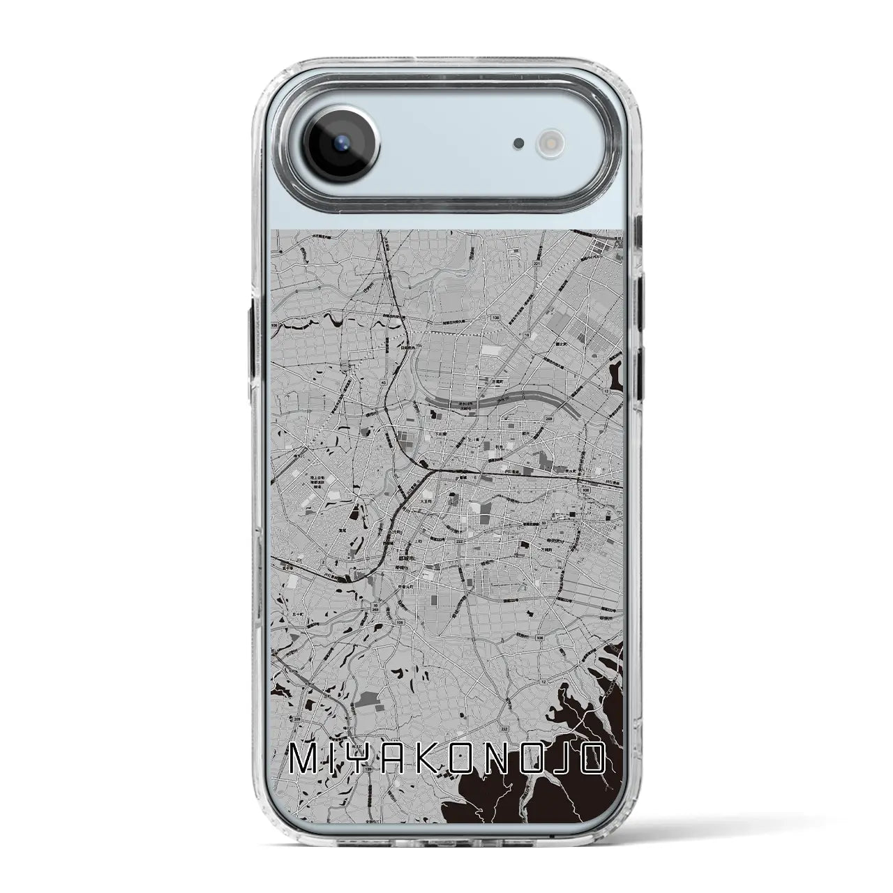 【都城(宮崎県)】地図柄iPhoneケース(MagSafeタイプ)