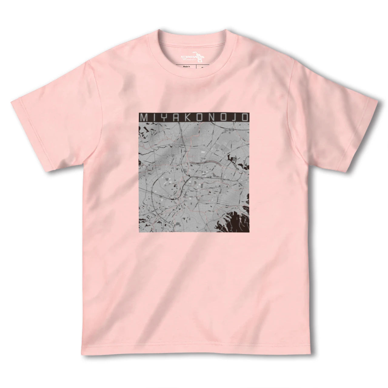 【都城(宮崎県)】地図柄ヘビーウェイトTシャツ
