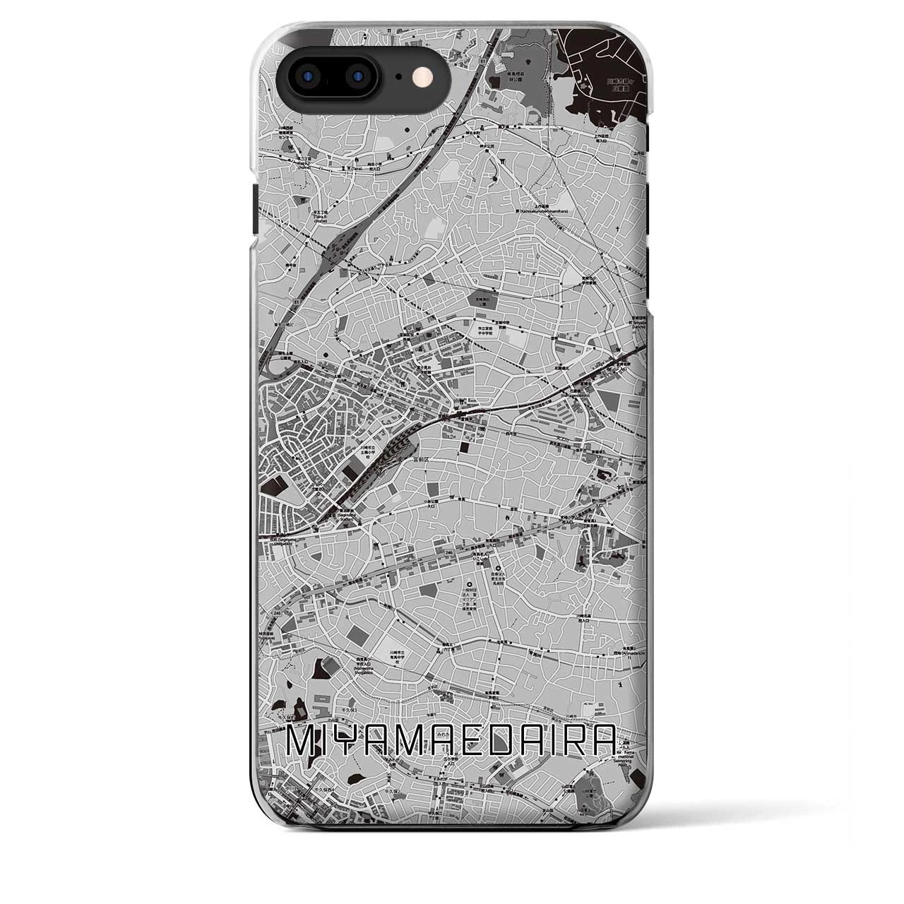 【宮前平(神奈川県)】地図柄iPhoneケース(クリアタイプ)